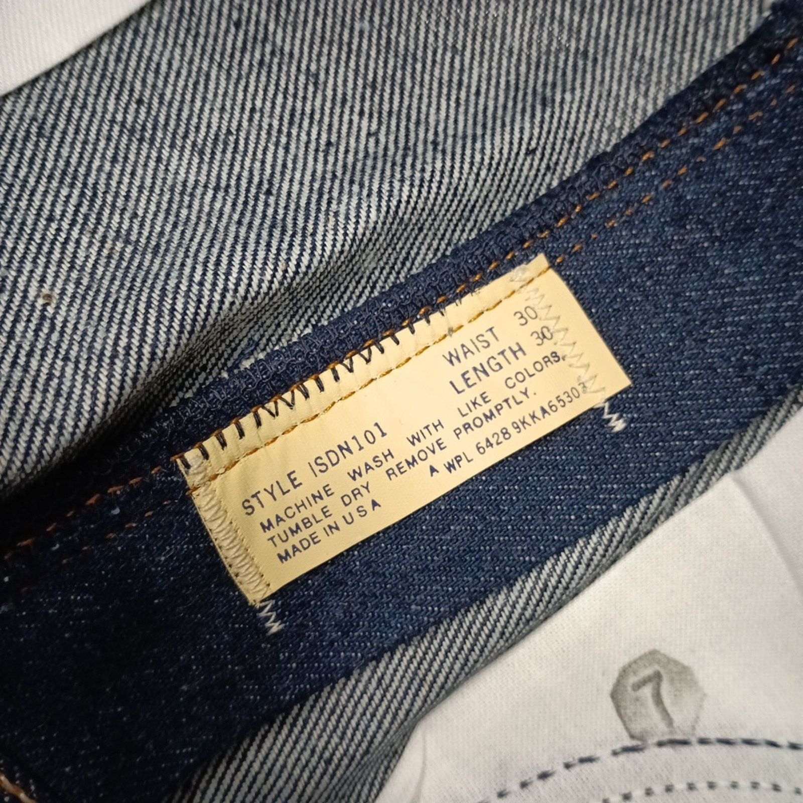Other Vintage Mister Joe Jeans Men's Size 30x30 Blue Straight Size US 30 / EU 46 - 6 Thumbnail