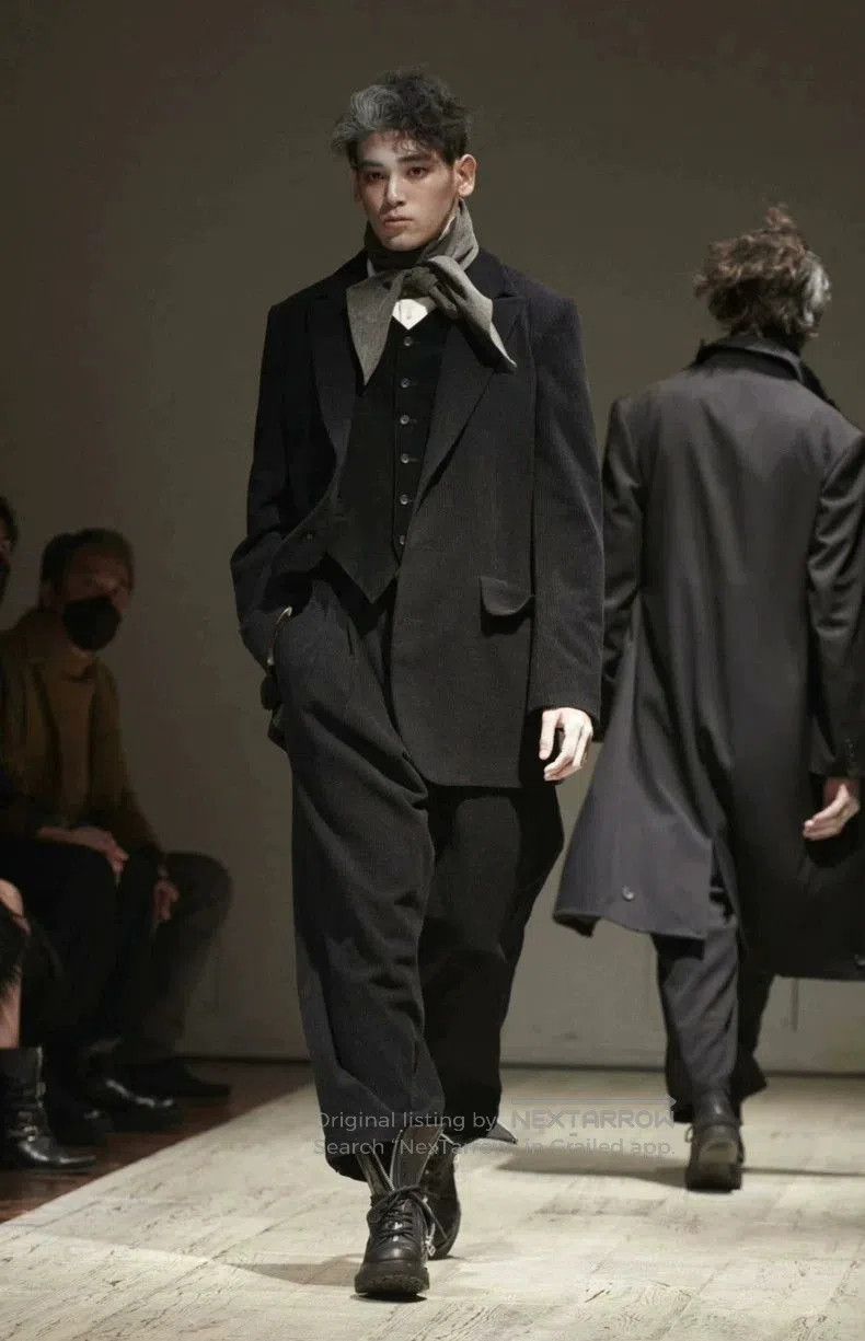 Yohji Yamamoto Yohji Yamamoto Wool Corduroy Suit. Size US S / EU 44-46 / 1 - 1 Thumbnail