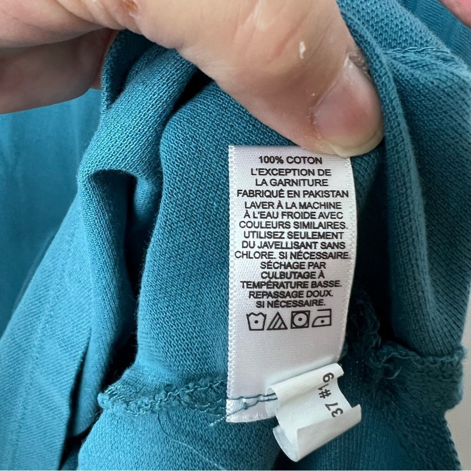 Express Express Teal Cotton Pique Polo Shirt Men’s Size Large Size US L / EU 52-54 / 3 - 11 Thumbnail
