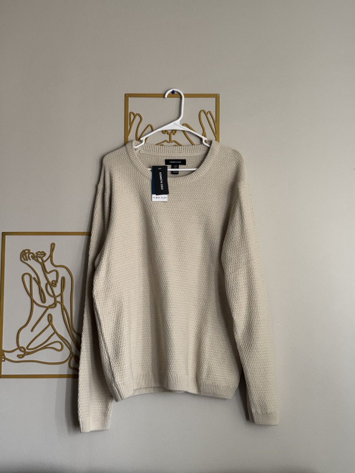 Kenneth Cole KENNETH COLE CREW NECK SWEATER *NEW* Size US XL / EU 56 / 4 - 2 Thumbnail