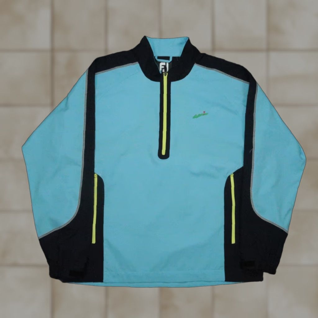 Footjoy Footjoy Pullover Men Regular Size M Blue Color Long Sleeve 1/4 Zip Lightweight Pockets Windshirt Size US M / EU 48-50 / 2 - 1 Thumbnail