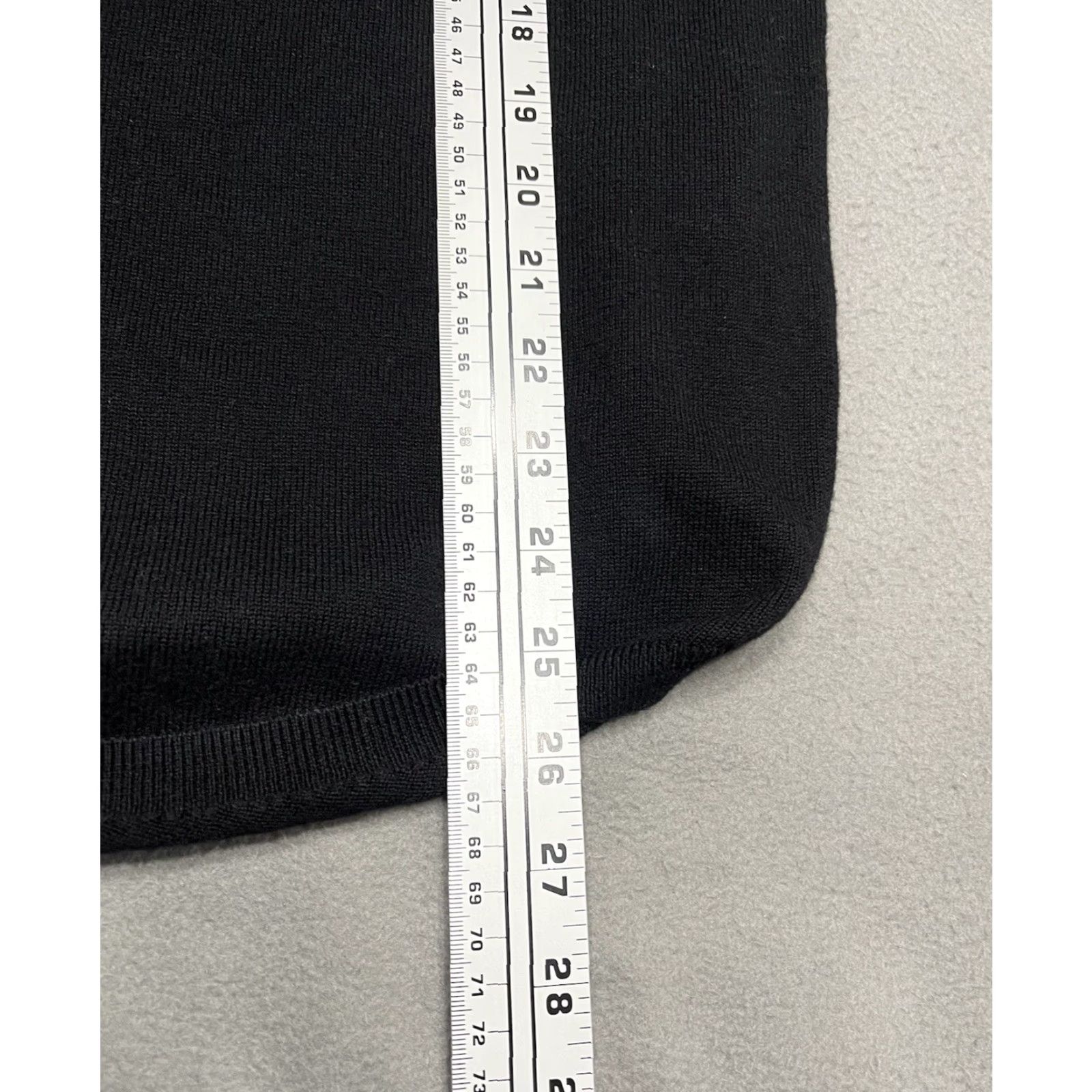 Vintage Caslon Women’s Sweater Pullover Size M Black Casual Long Sleeve Scoop Neck Cotton Nylon Viscose Regular - Womens Size M / US 6-8 / IT 42-44 - 5 Thumbnail