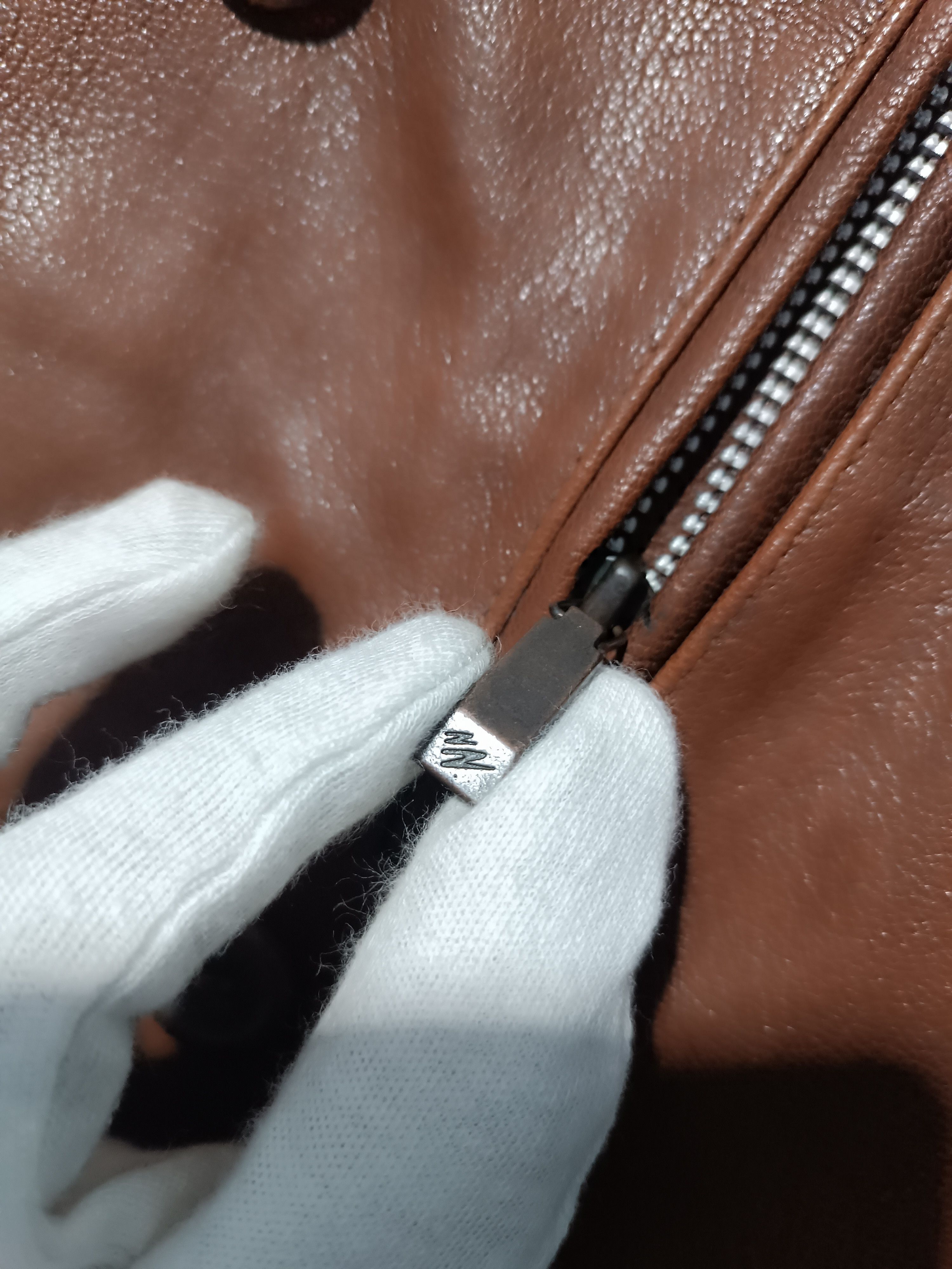 Japanese Brand Intermezzo Limited Edition Leather Double Breasted Jacket Size US L / EU 52-54 / 3 - 12 Thumbnail
