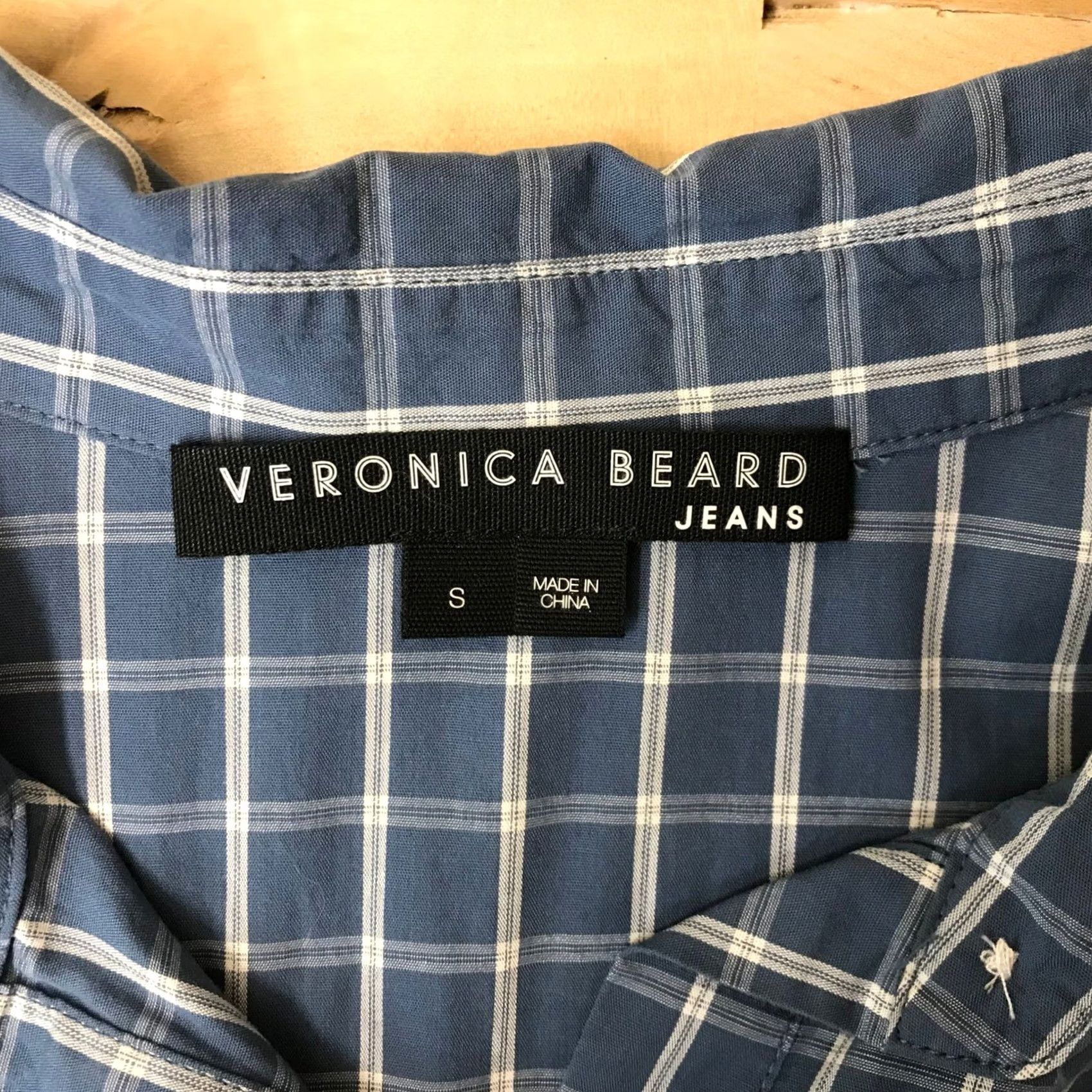 Veronica Beard Veronica Beard Jeans Plaid Shirt Dress Blue Midi Button Front Collared Long Sleeve Women S Health-Vibe? (No, must not add). Size S / US 4 / IT 40 - 7 Thumbnail