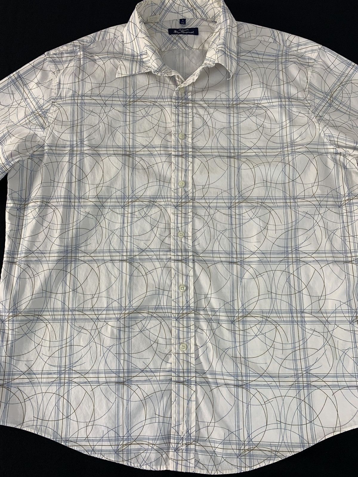 Ben Sherman The Original Ben Sherman Checked Geometry Button Up Shirt Size US XXL / EU 58 / 5 - 3 Thumbnail