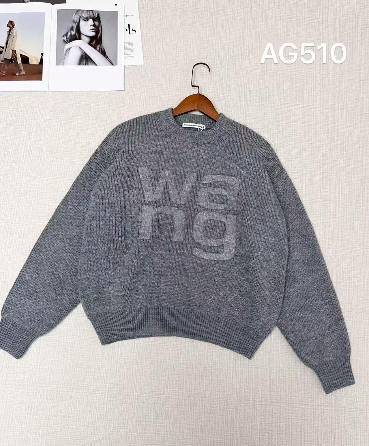 Alexander Wang Alexander Wang Logo Knit Sweater Size US S / EU 44-46 / 1 - 1 Thumbnail