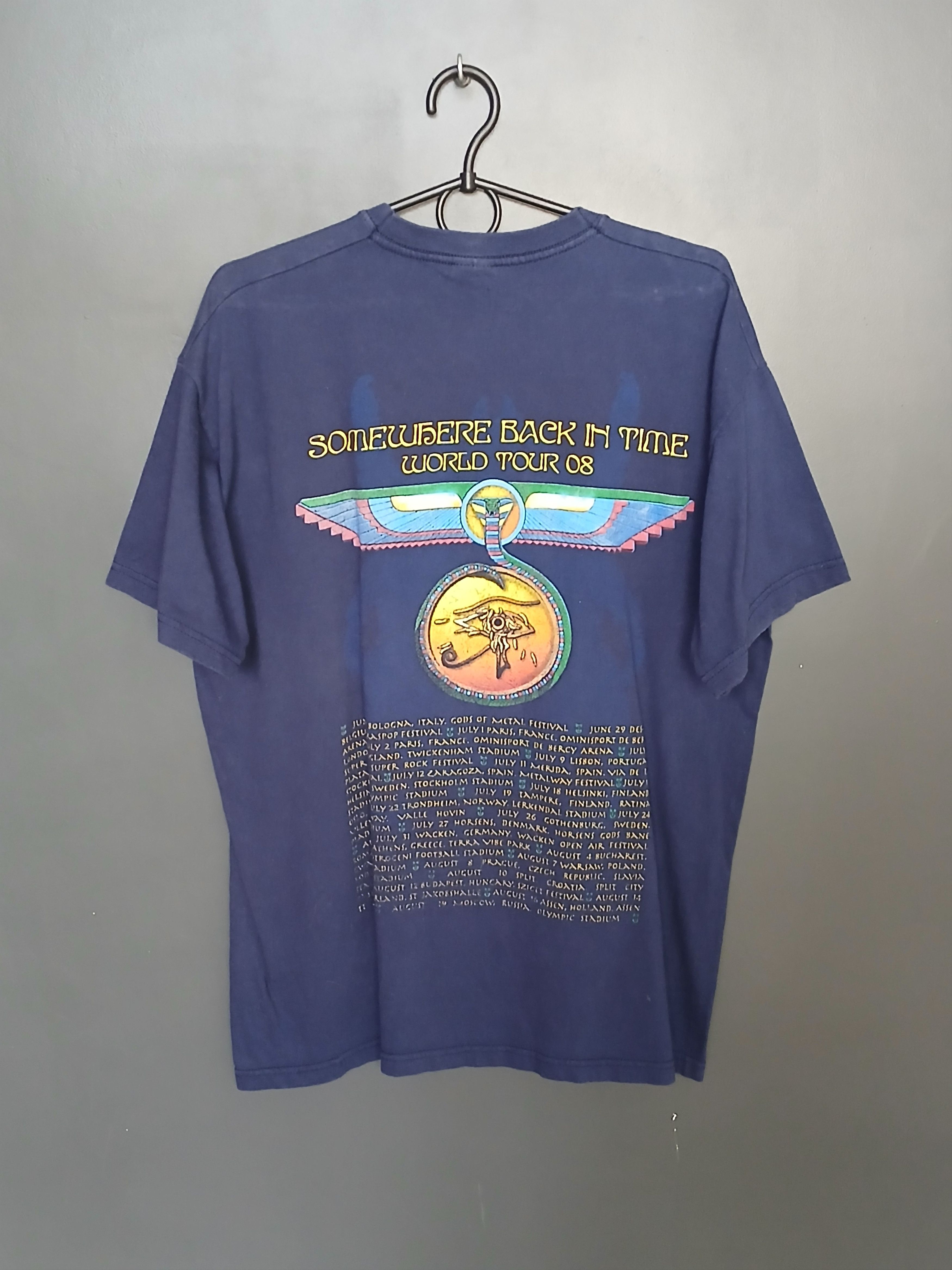 Iron Maiden Iron Maiden Somewhere In Time World Tour 2008 T-Shirt Size US M / EU 48-50 / 2 - 2 Thumbnail
