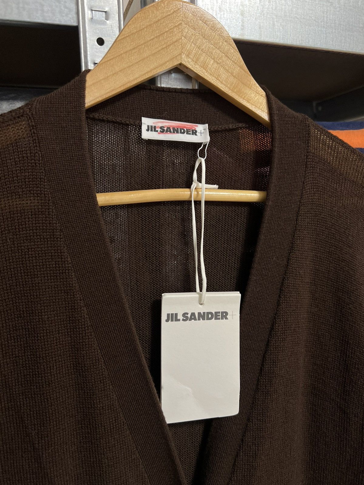 Designer × Jil Sander ❗️New Jil Sander 100% Wool Long Button Cardigan Brown Size 36 Size XS / US 0-2 / IT 36-38 - 4 Thumbnail