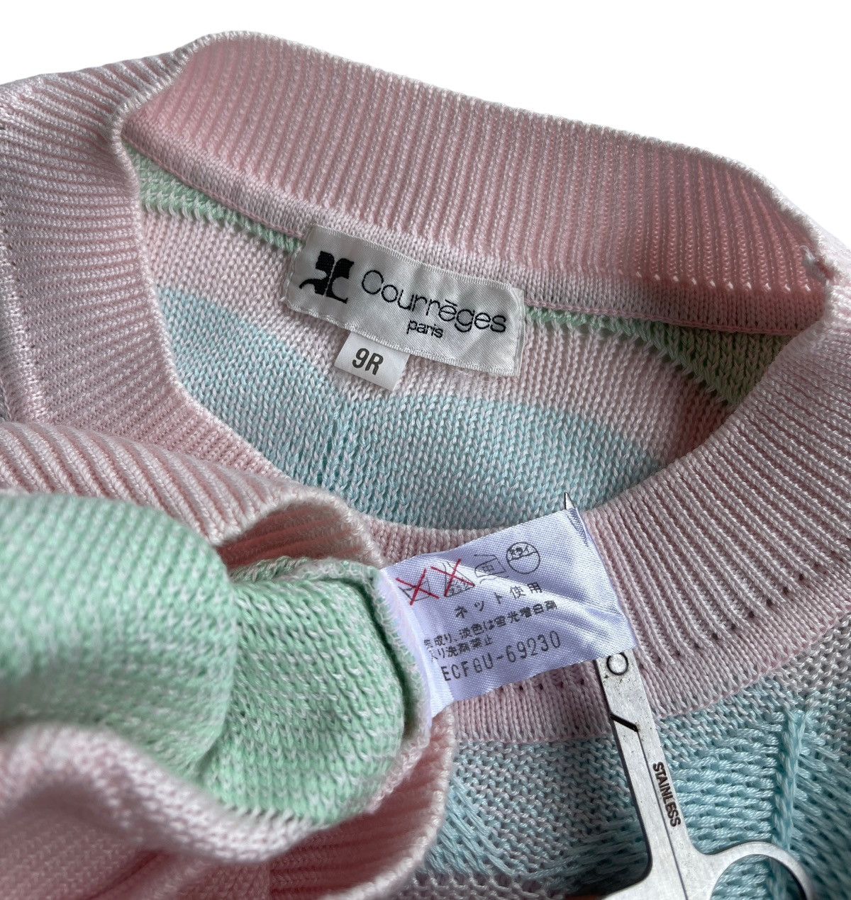 Courreges Courreges Knitted Top Jumper Shirt Size S / US 4 / IT 40 - 5 Thumbnail