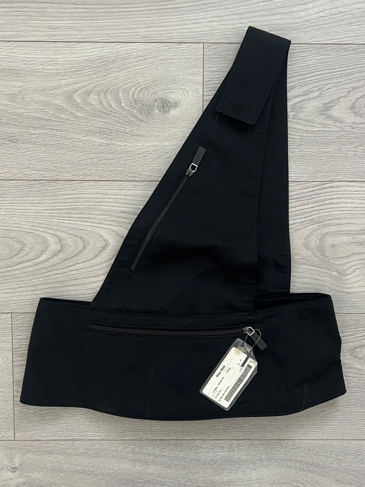 Miu Miu Miu Miu SS1999 Tech Fabric Utility Body Bag Size ONE SIZE - 4 Thumbnail
