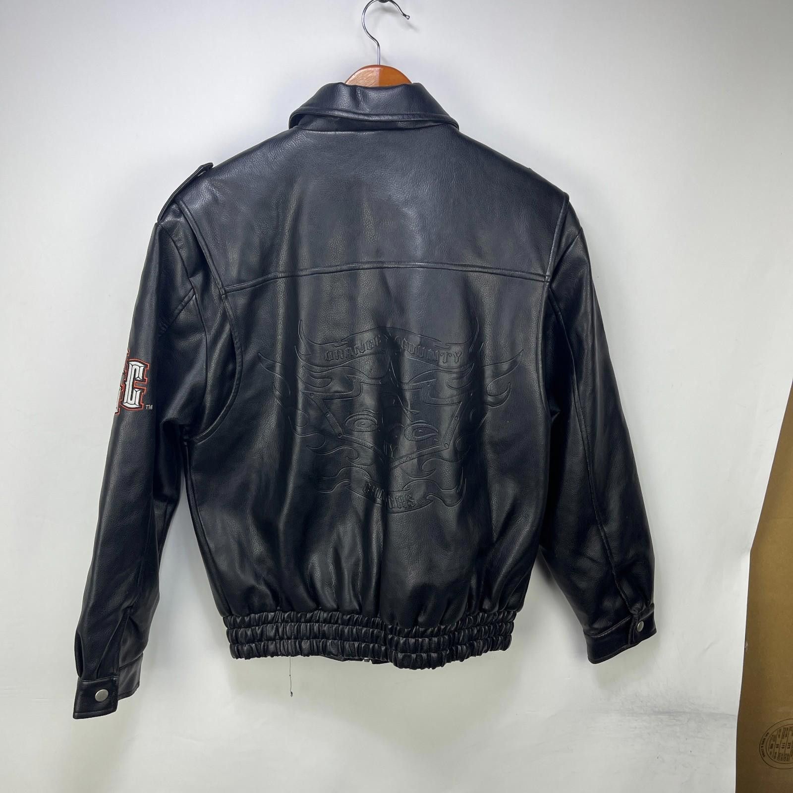 Other Vintage Orange County Choppers Y2K Leather Jacket Small Size US S / EU 44-46 / 1 - 6 Thumbnail
