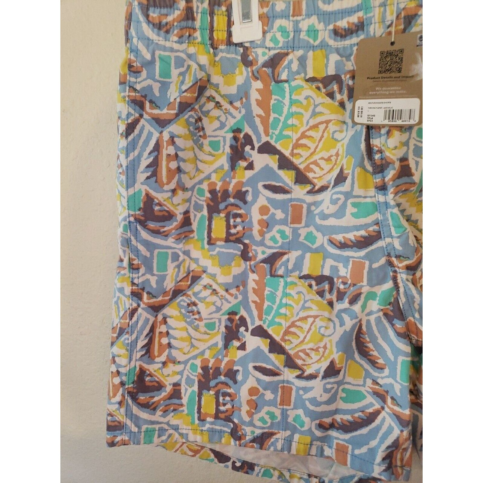 Patagonia Patagonia Funhoggers Shorts Mens Large Abstract Geometric Size US 36 / EU 52 - 6 Thumbnail