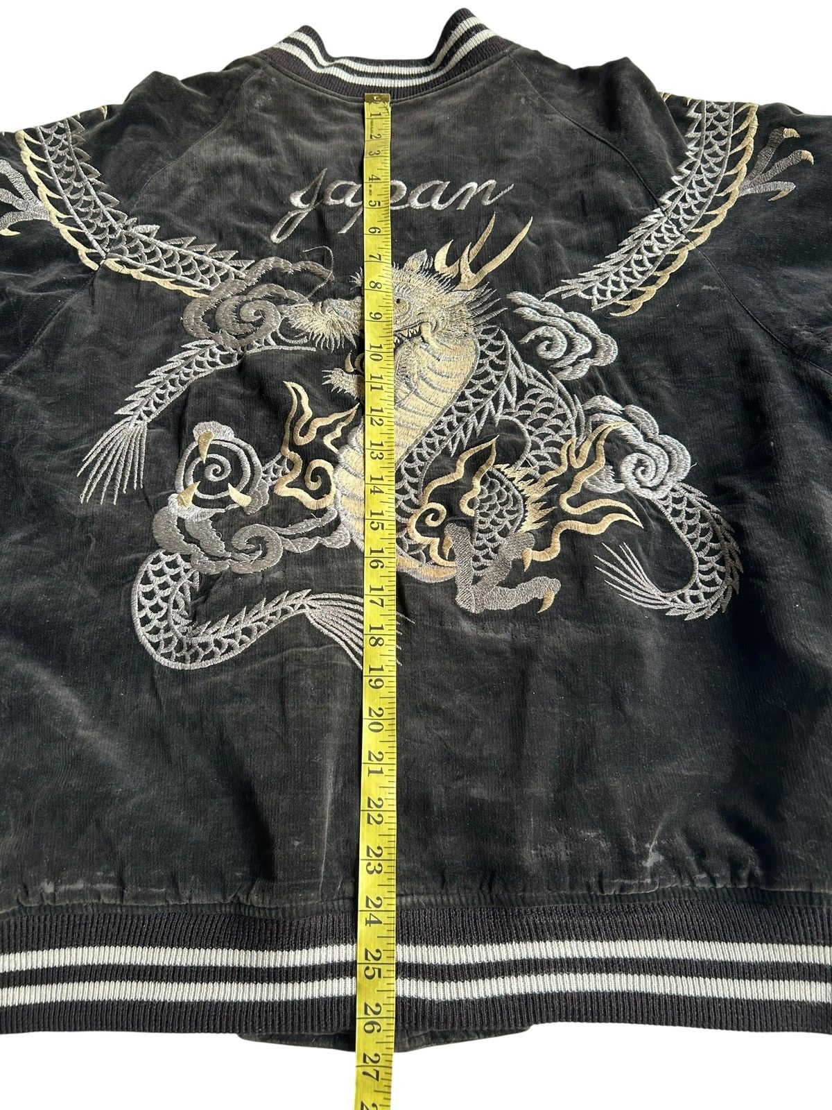 Japanese Brand THRASHED Vintage Sukajan Embroidery Sunfaded Jacket Size US XL / EU 56 / 4 - 22 Thumbnail
