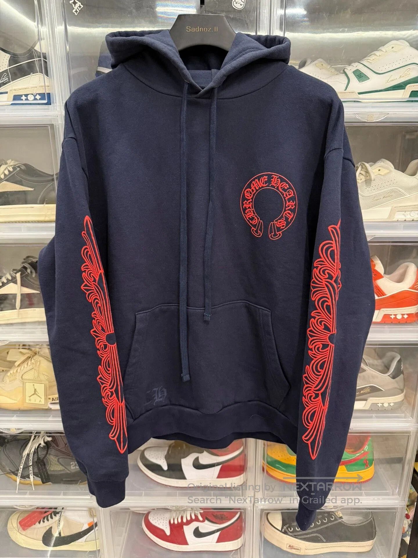 Chrome Hearts Chrome Hearts Navy Vine Pattern Hoodie. Size US M / EU 48-50 / 2 - 1 Thumbnail