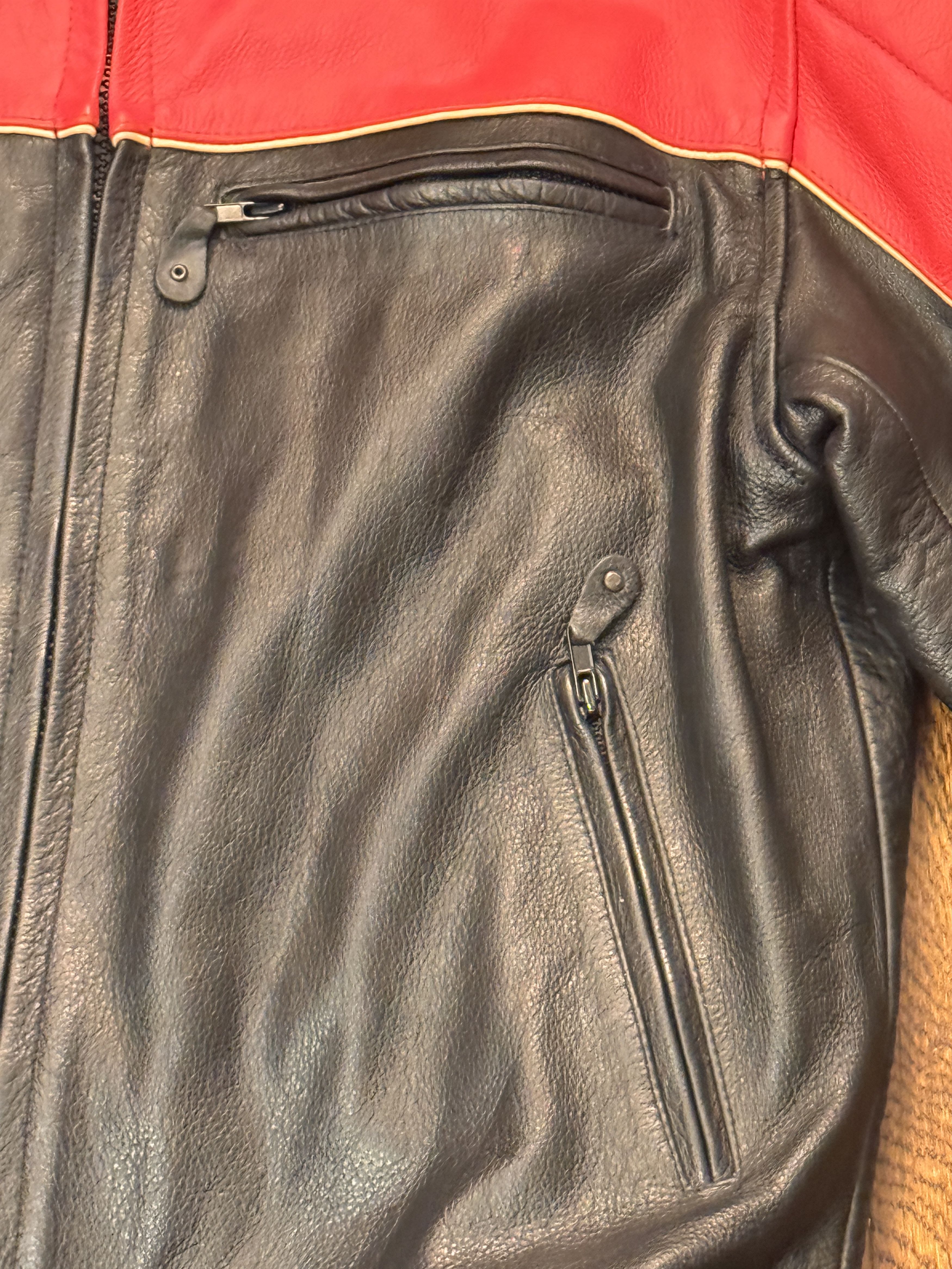 Xelement Like-New Xelement Leather Motorcycle Jacket – Fits Like L/XL Size US XL / EU 56 / 4 - 17 Thumbnail