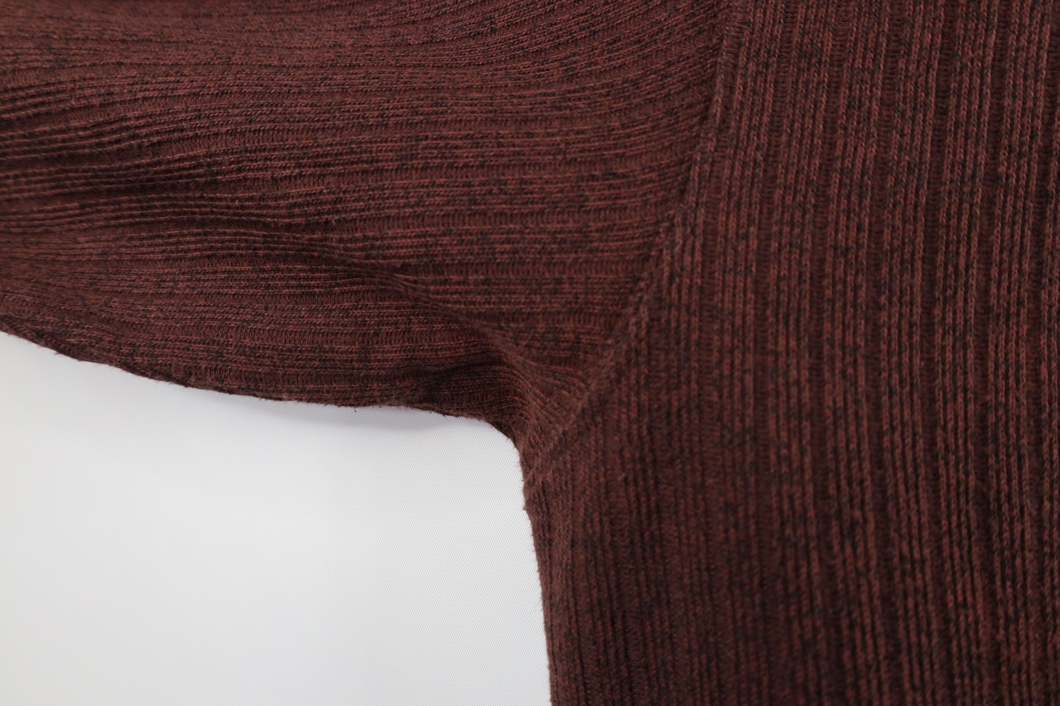 Vintage Vintage 90s Streetwear Ribbed Knit Long Sleeve T-Shirt Red Size US L / EU 52-54 / 3 - 4 Thumbnail