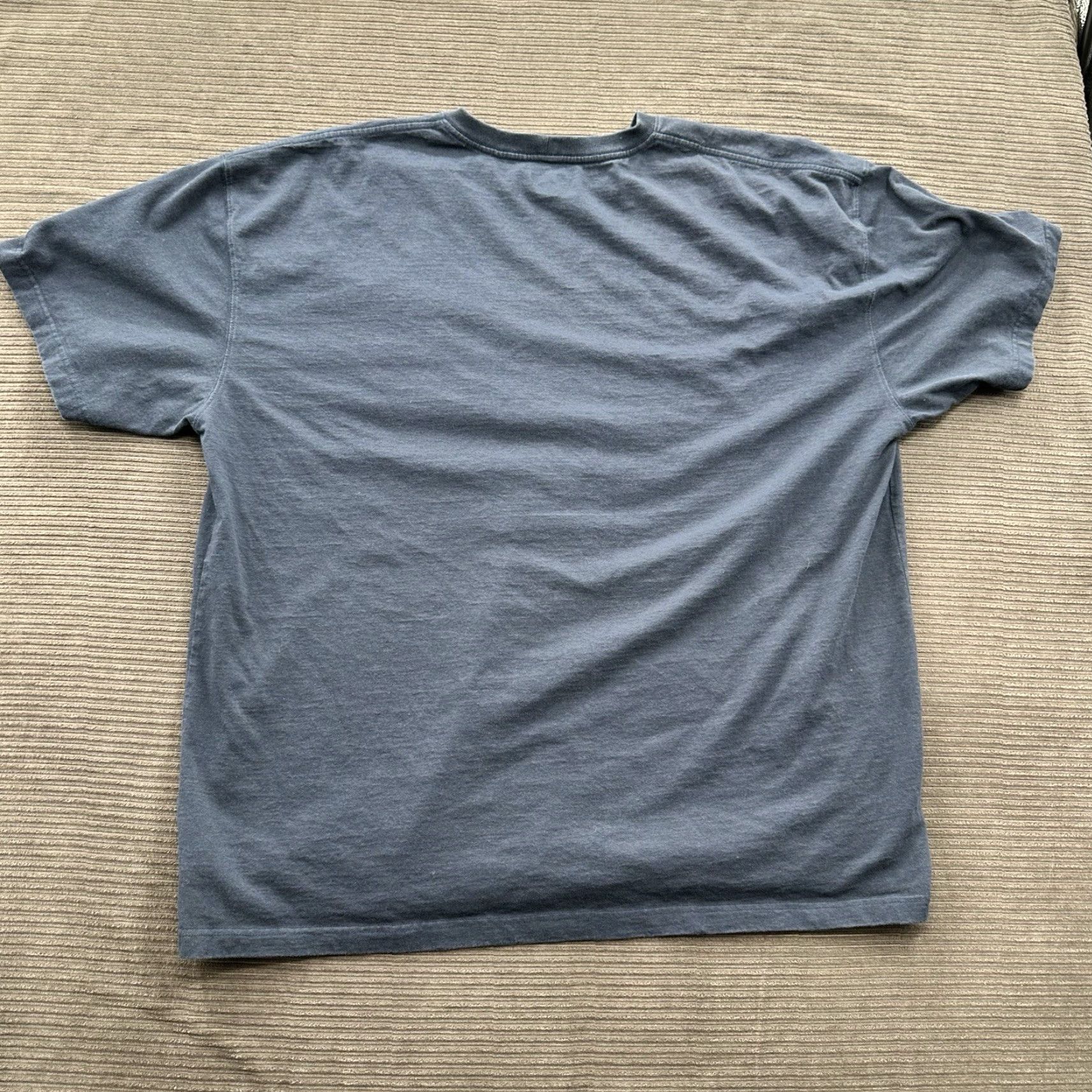 Carhartt Carhartt T-Shirt Men 3XL Cotton Blue Short Sleeve Crew Neck Pocket Workwear Outdoors Logo Regular Visually All Seasons Size US XXL / EU 58 / 5 - 2 Thumbnail