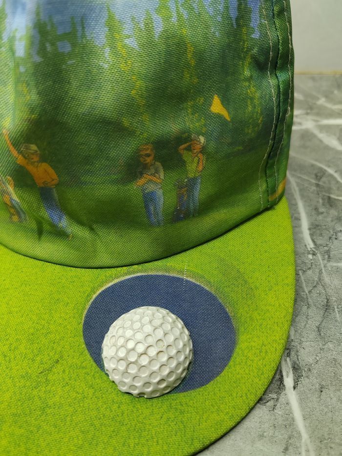 Vintage Vintage Golf Fullprint Cap Hat Size ONE SIZE - 3 Thumbnail