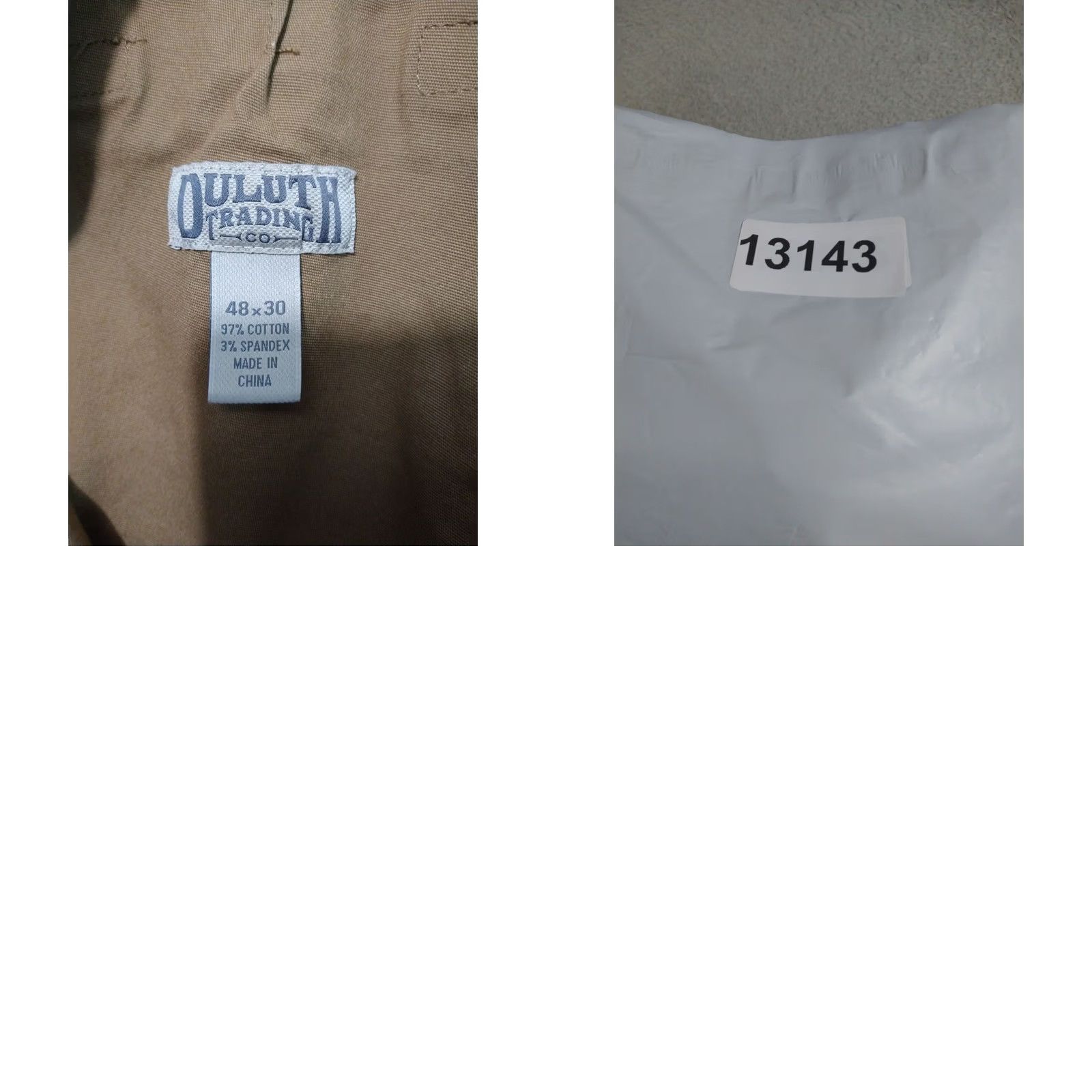 Duluth Trading Company Duluth Trading Co. Pants Mens 48x30 Canvas Flex Fire Hose Cargo Straight Leg Brown Regular 48 30 Inseam Workwear Mens Pants Size US 32 / EU 48 - 8 Thumbnail