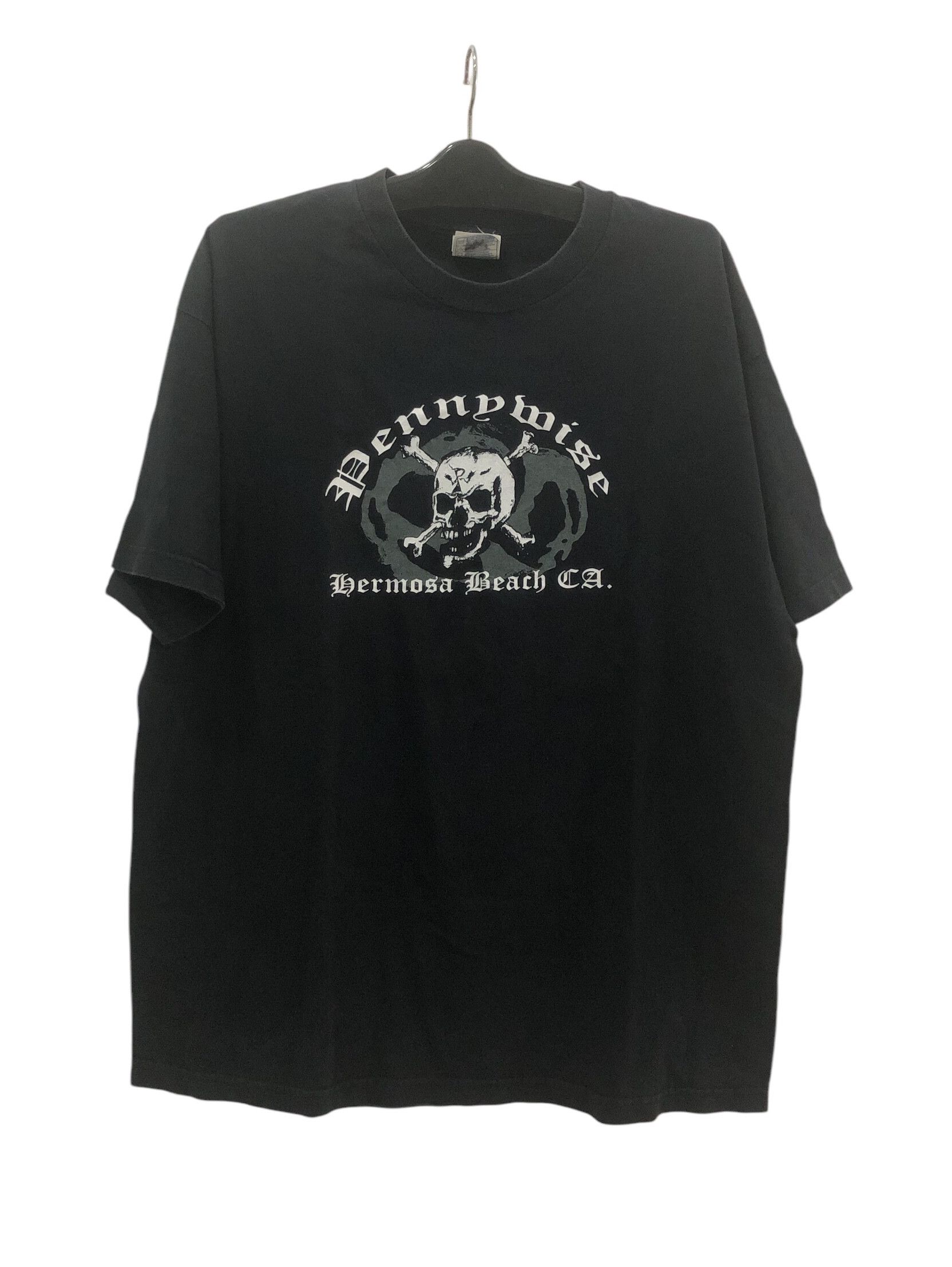 Band Tees × Vintage Vintage American Punk Rock Band Pennywise Black Tees Size US XL / EU 56 / 4 - 1 Thumbnail