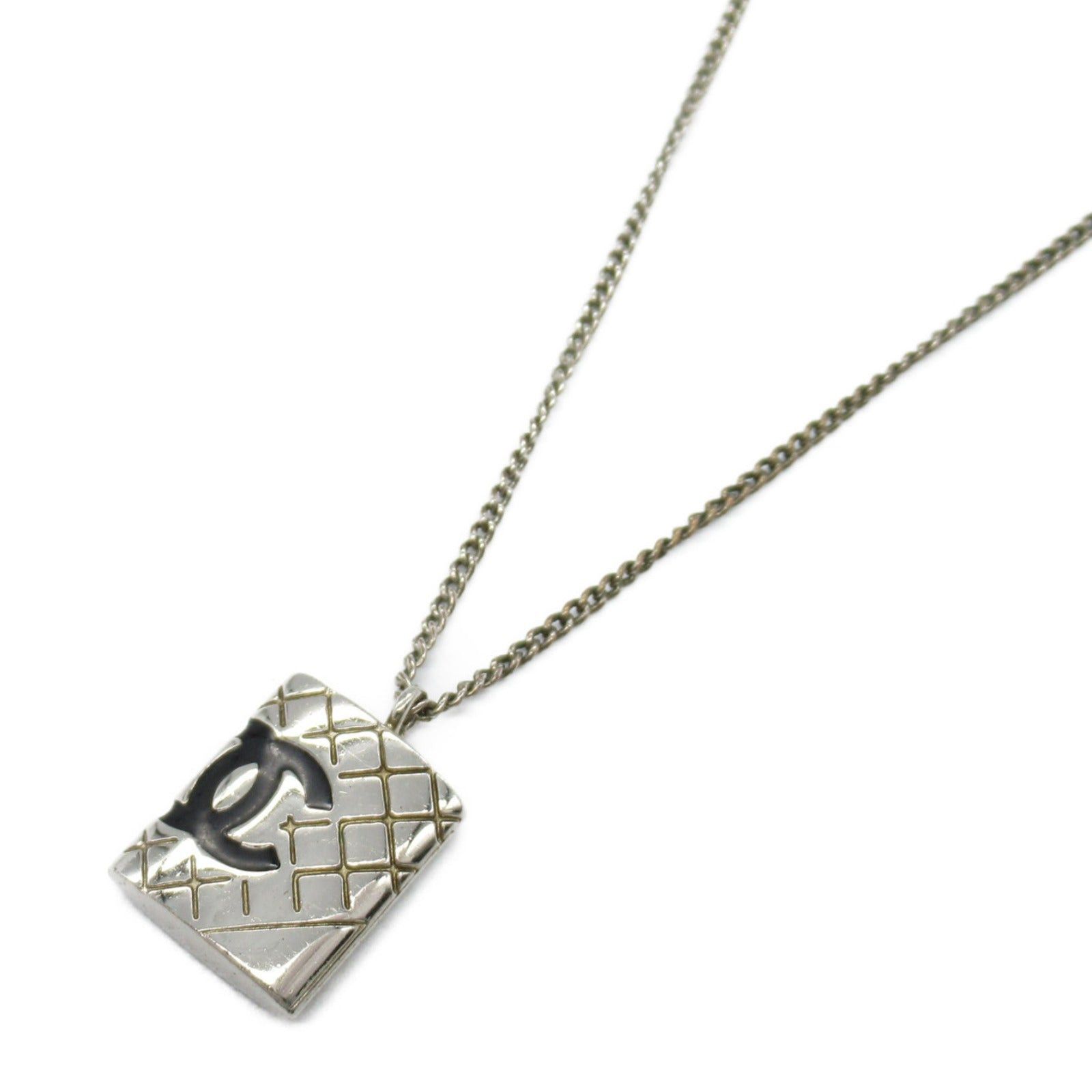 Chanel Chanel Necklace Silver Plated Size ONE SIZE - 1 Thumbnail