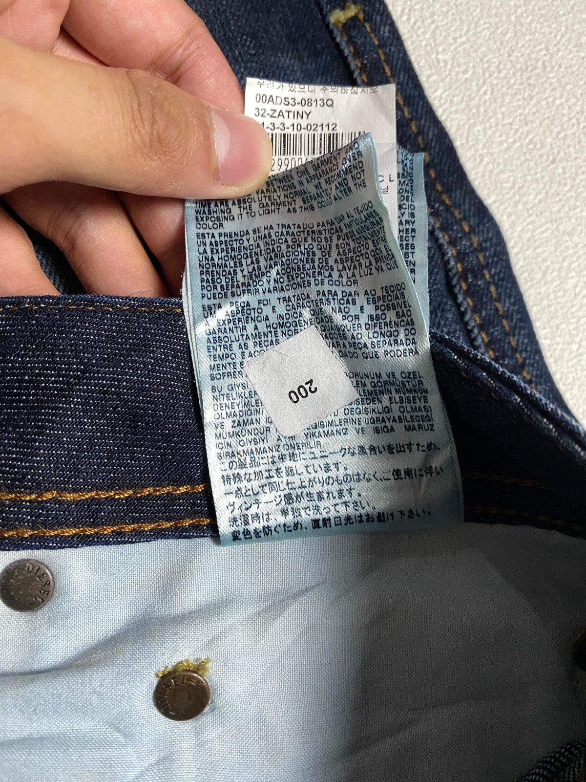 Diesel Diesel ZATINY Regular BootCut Size US 31 - 9 Thumbnail