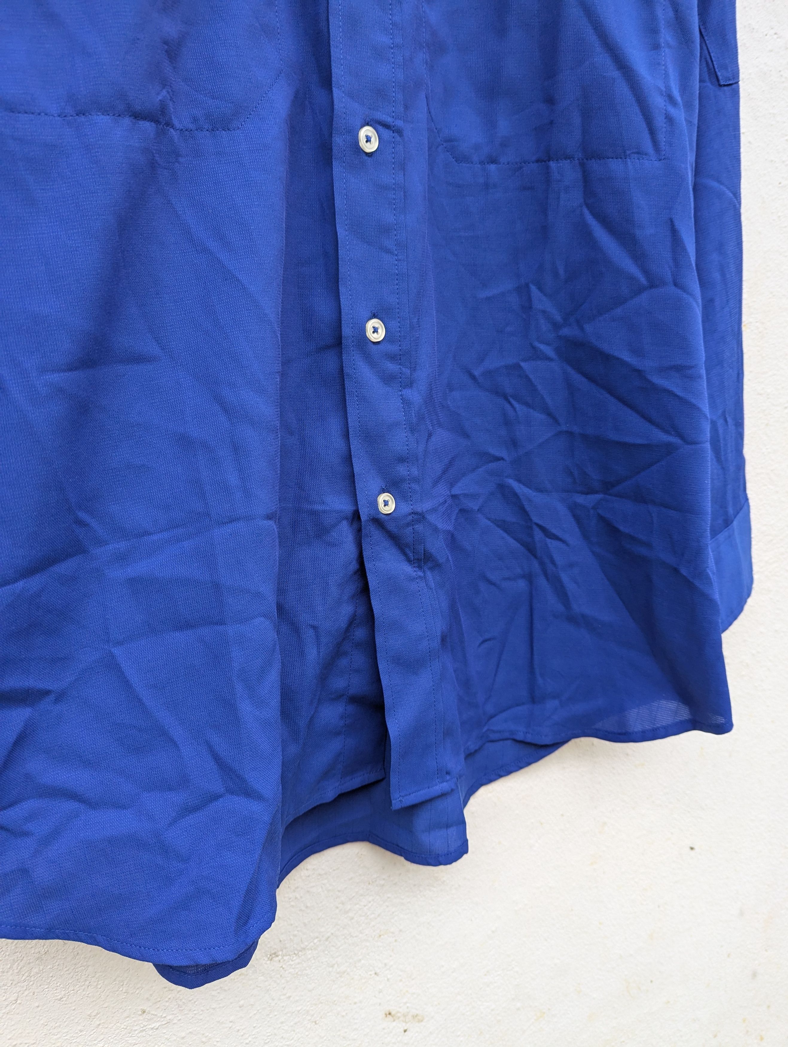 Japanese Brand ENEOS LONG SLEEVE SHIRT BUTTON UP Size US XXL / EU 58 / 5 - 4 Thumbnail