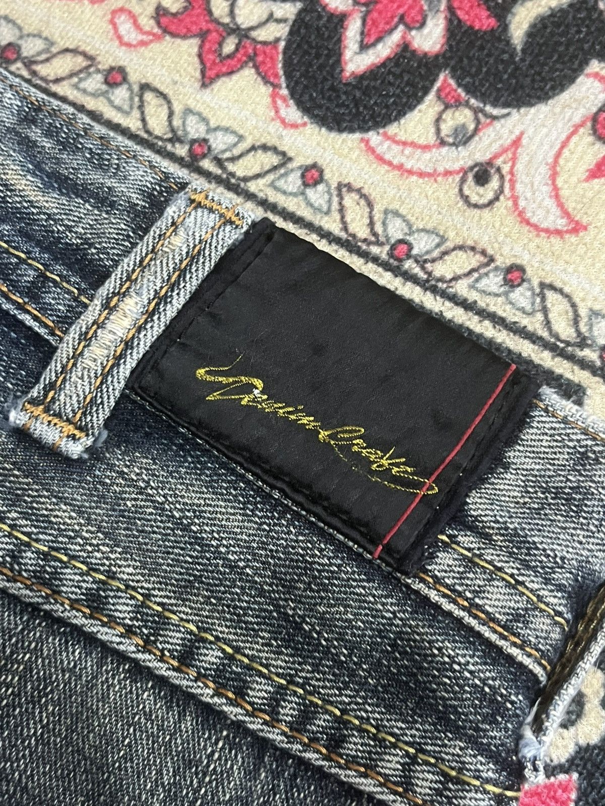 Japanese Brand Vintage Japanese Denim Craft Blowout Distressed Loose Jeans Size US 33 - 7 Thumbnail