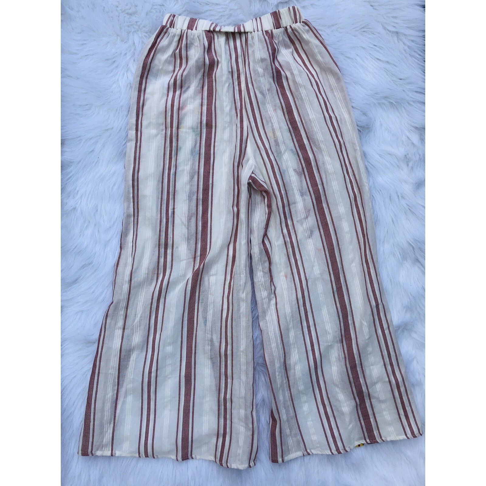 Asos Asos Embroidered Split Front Beach Pants Size US 2 A000193 Size 26" / US 2 / IT 38 - 10 Thumbnail
