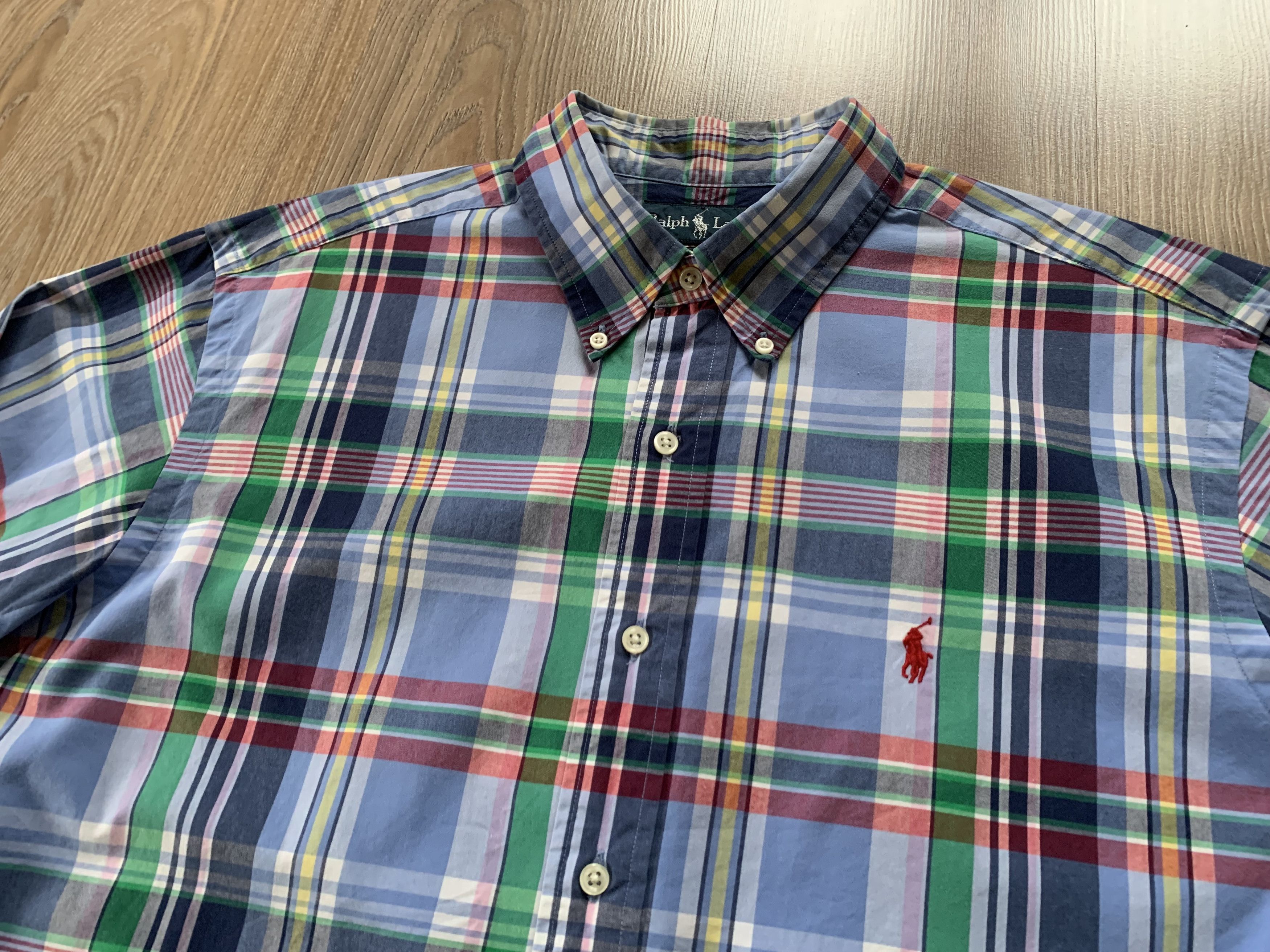 Ralph Lauren Vintage Ralph Lauren Classic Fit Plaid Long Sleeve Shirt Size US L / EU 52-54 / 3 - 4 Thumbnail