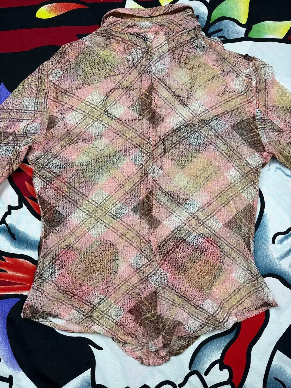 Diesel Vintage Diesel mesh net blouse shirt Size S Italy made Size S / US 4 / IT 40 - 5 Thumbnail
