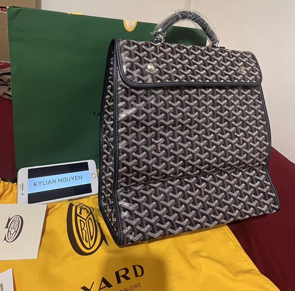image of Goyard Saint Leger in Navy, Men's