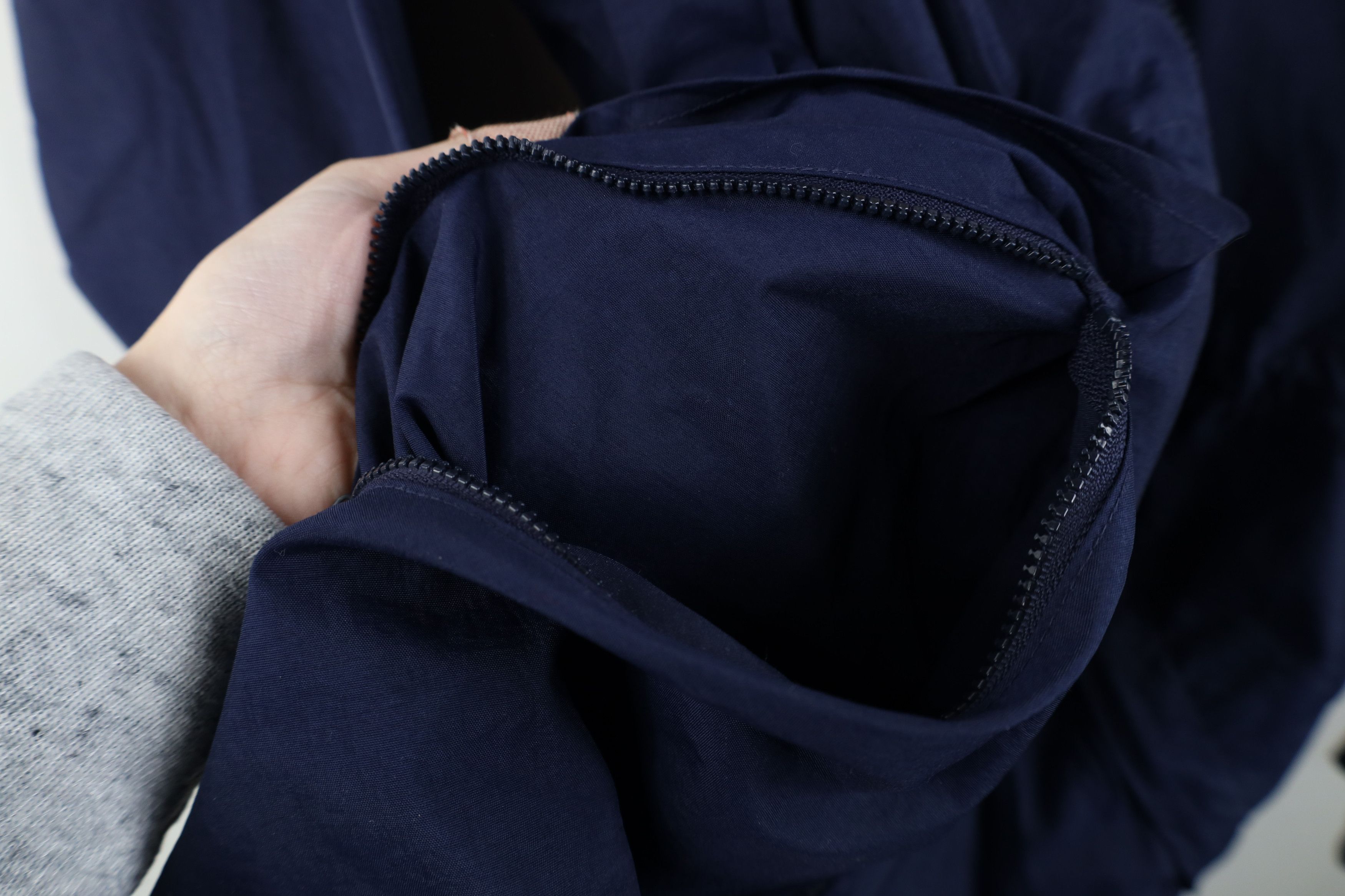 Champion Vintage 90s Champion Hooded Windbreaker Parka Jacket Blue Size US M / EU 48-50 / 2 - 8 Thumbnail