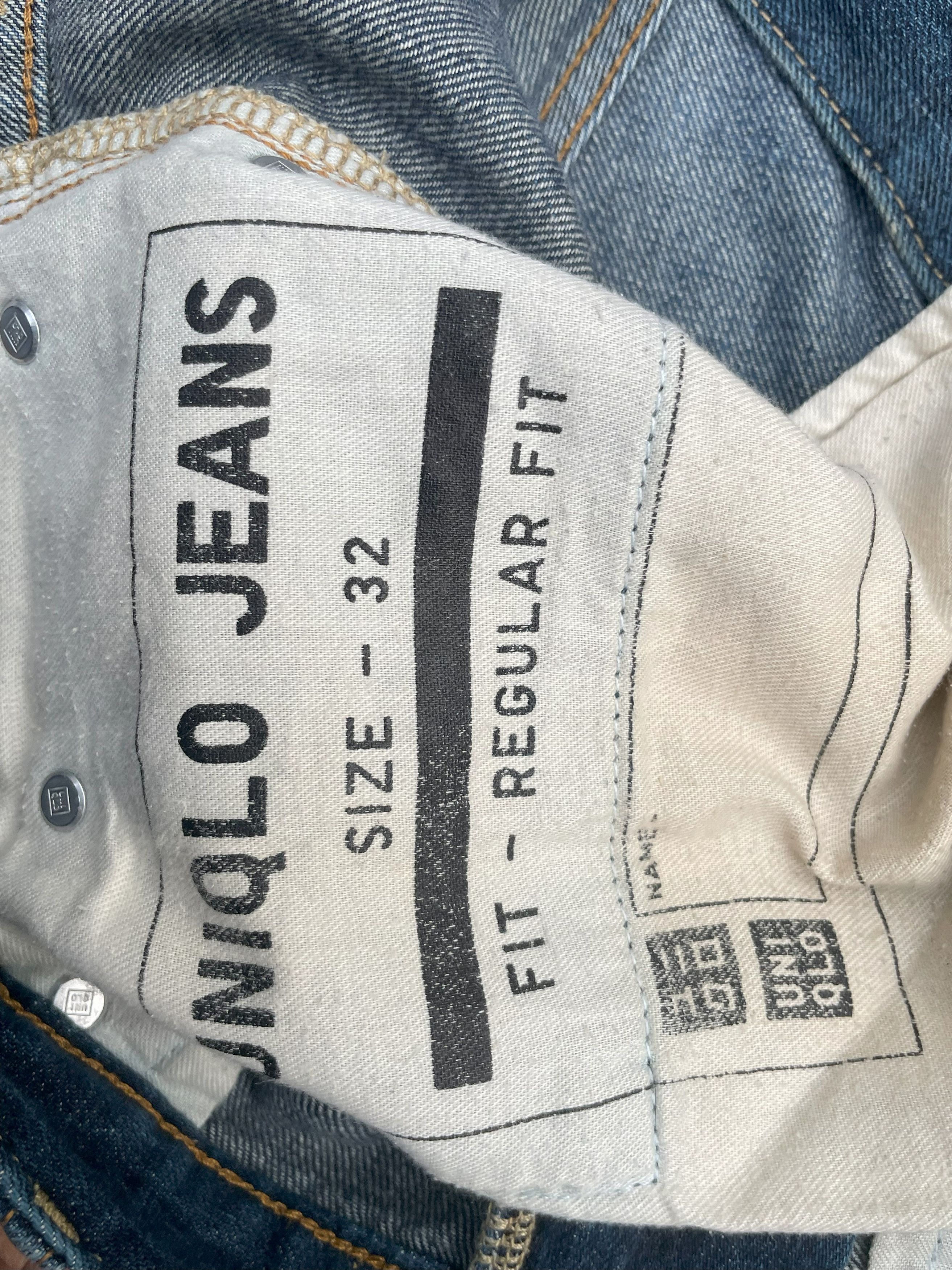 Japanese Brand Uniqlo Redline Selvedge Denim Size US 35 - 17 Thumbnail