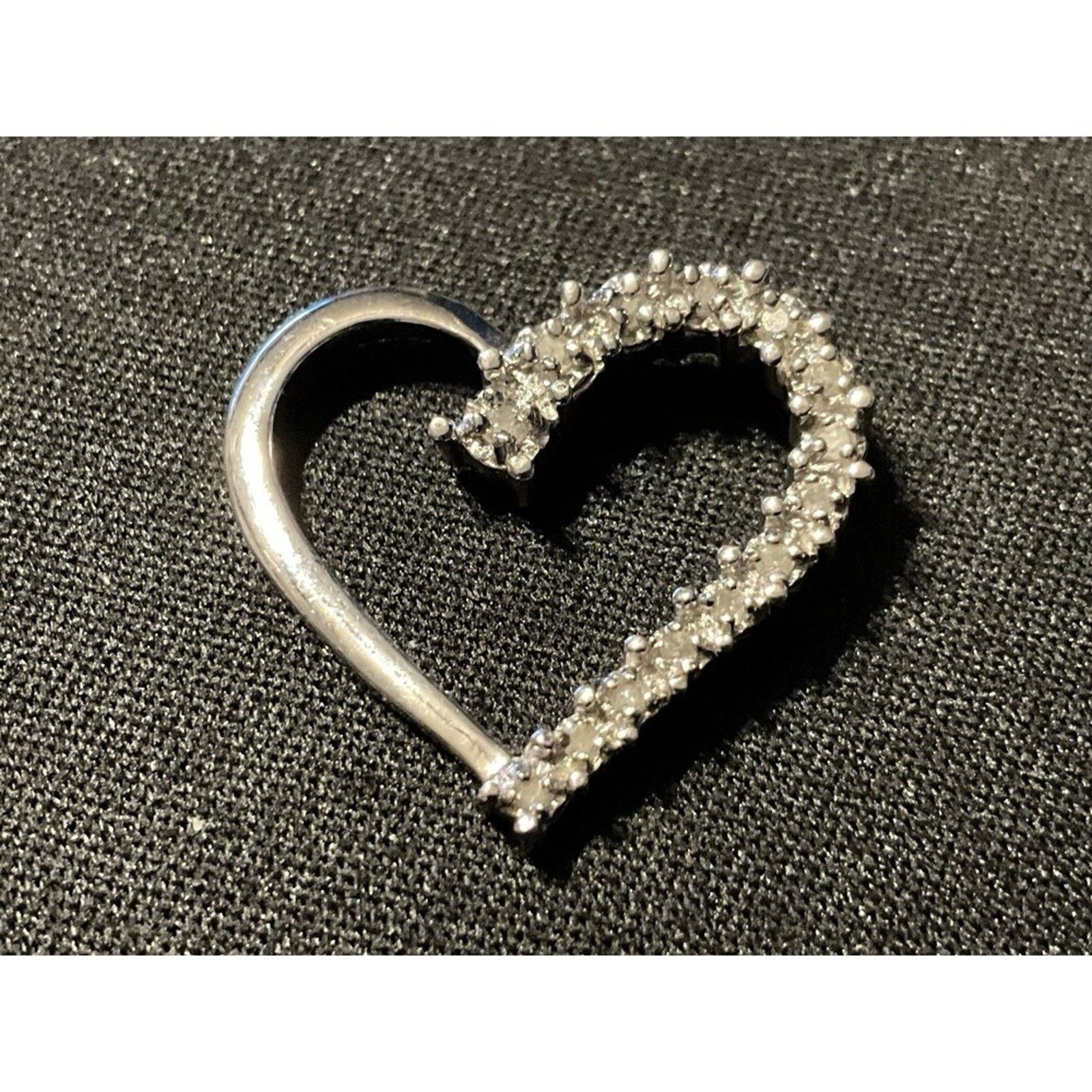 Other 925 Silver Vintage Genuine Diamond Pendant Size ONE SIZE - 2 Thumbnail