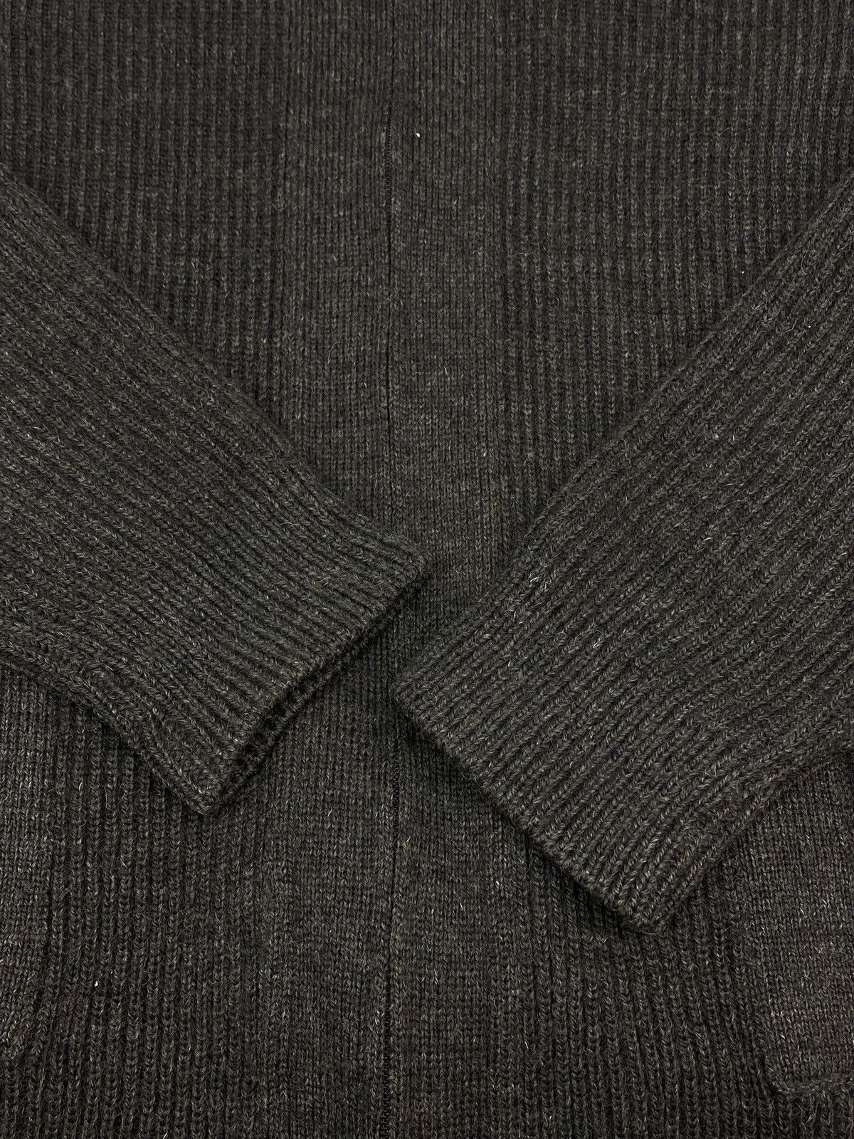 Barbour 🔥 BARBOUR TYNE CARDIGAN FULL ZIP KNITWEAR OLIVE MILITARY Size US L / EU 52-54 / 3 - 13 Thumbnail