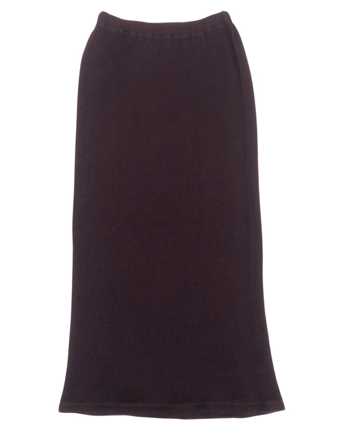 Y's Yohji Yamamoto Y's for Living Mahogany Red Knit Maxi Skirts Size 24" / US 00 / IT 34 - 1 Thumbnail