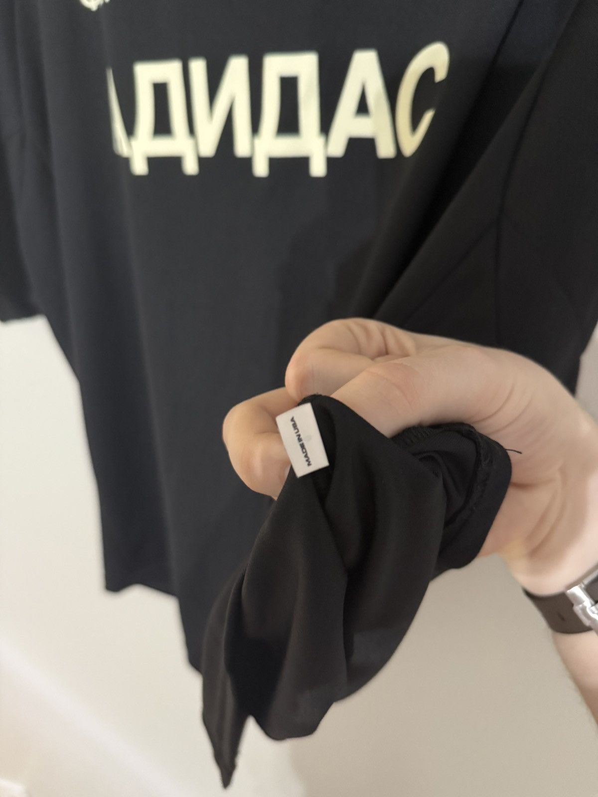 Gosha Rubchinskiy × Kanye West × Yeezy Yeezy Gosha Rubchinskiy Fuck Adidas Jersey Size 3 Size US XXL / EU 58 / 5 - 4 Thumbnail