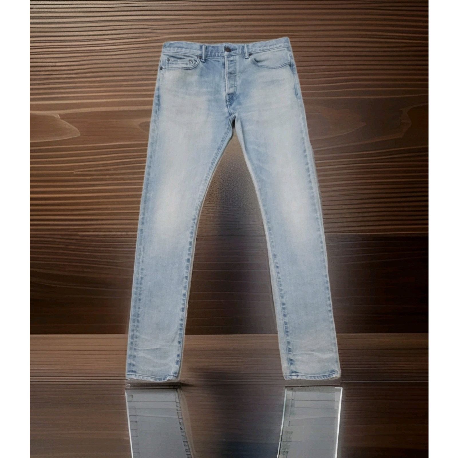 John Elliott John Elliott Button Fly Cast 2 Denim Made Japan Distressed Size US 32 / EU 48 - 1 Thumbnail