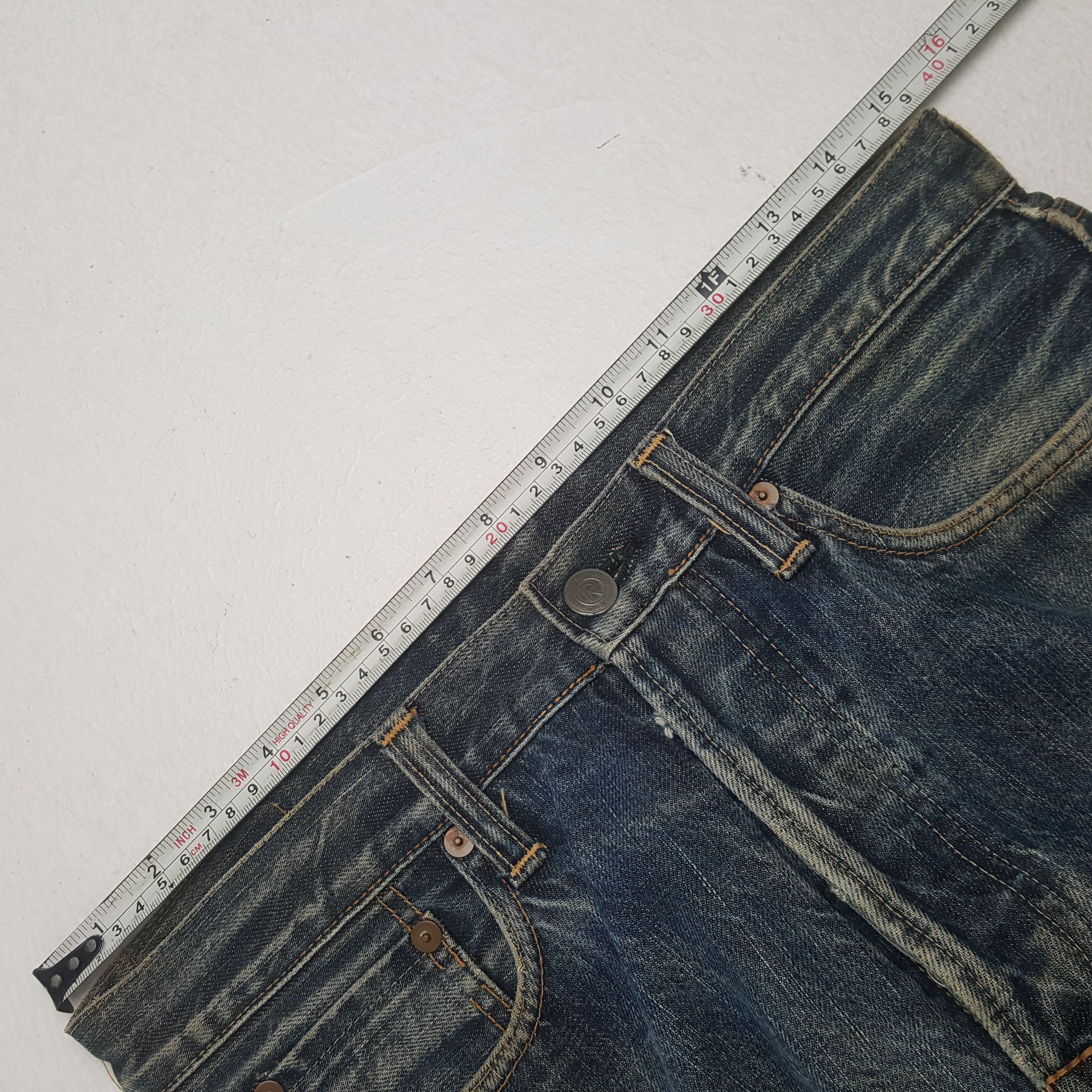 Japanese Brand × Vintage Vintage 45rpm Japanese Brand Distressed Style Jeans Size US 30 / EU 46 - 12 Thumbnail