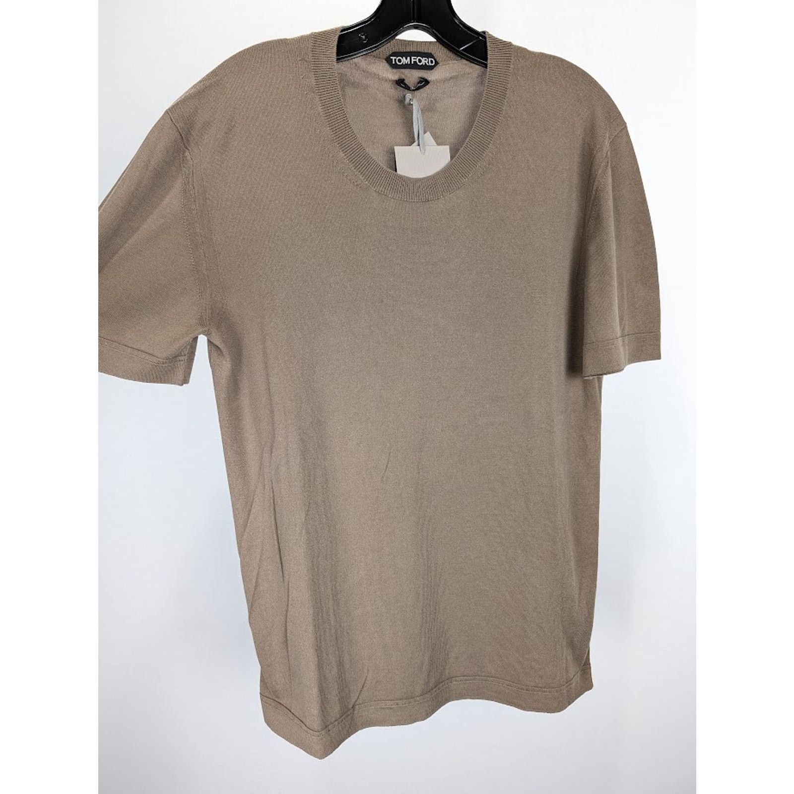 Tom Ford o1rshd1 Short Sleeve T-Shirt in Camel Size US L / EU 52-54 / 3 - 7 Thumbnail