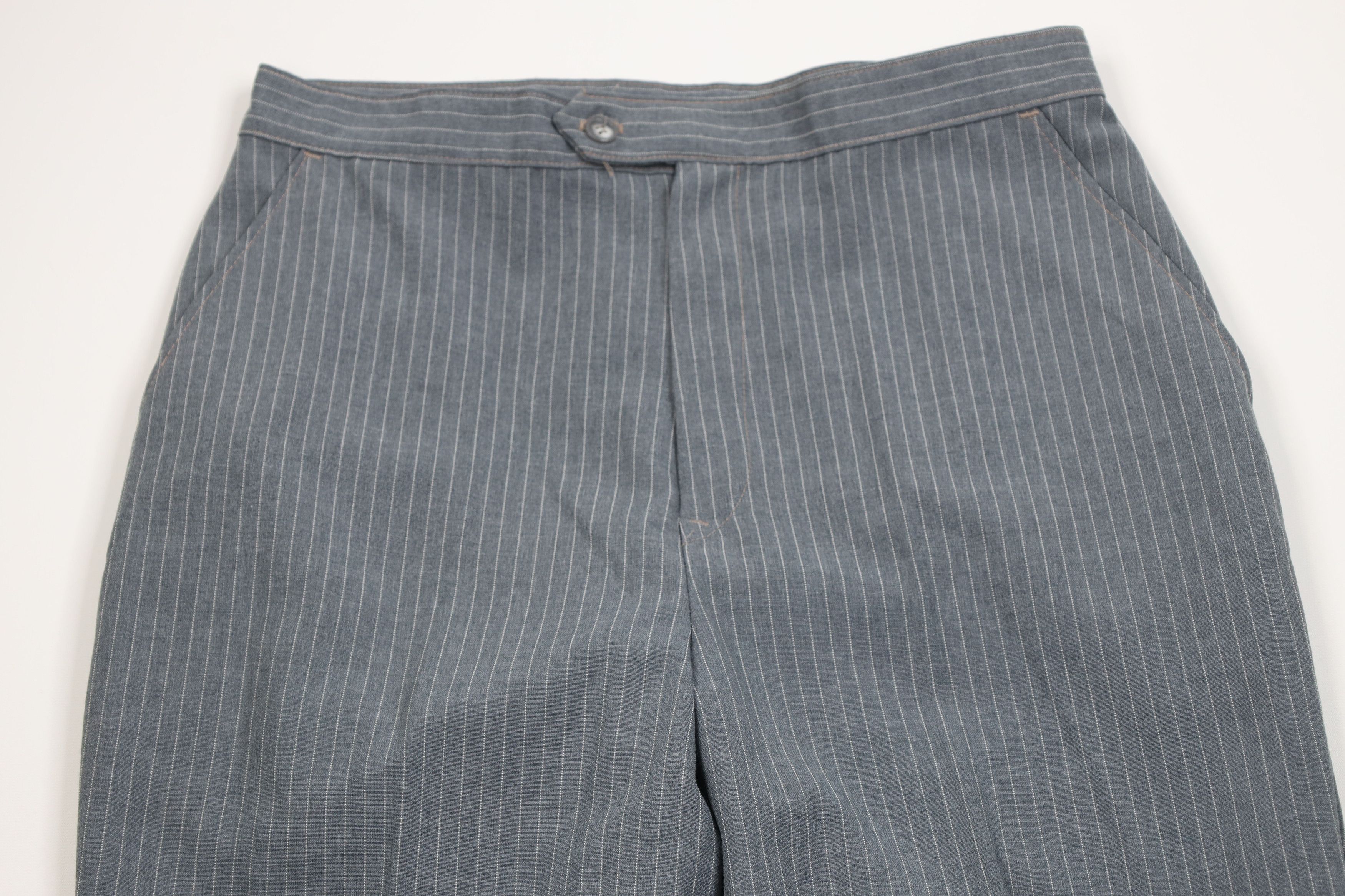 Vintage Vintage 70s Streetwear Knit Flared Wide Leg Chino Pants Size 40" / US 18 - 2 Thumbnail