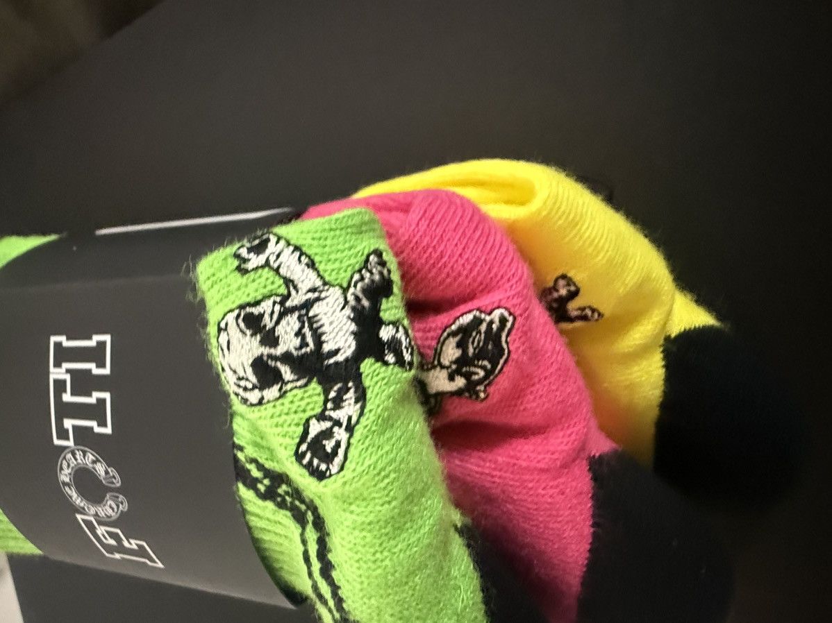 Chrome Hearts Chrome Hearts Foti Socks Neon Size 44 - 1 Thumbnail