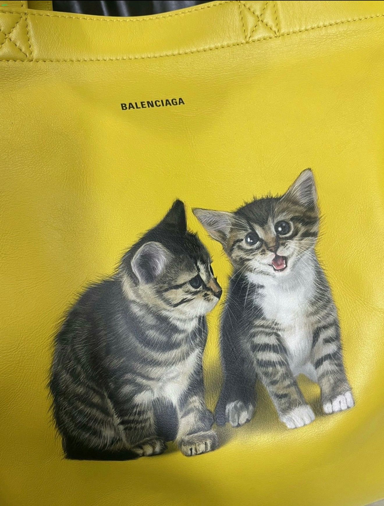 Balenciaga Balenciaga FW18 Leather Cat Tote Size ONE SIZE - 3 Thumbnail