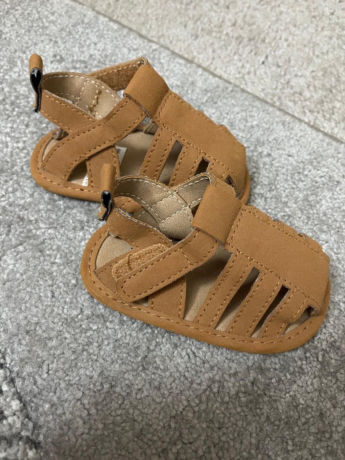 Other Baby Shoe Bundle 3-6M 5 Pairs Sneakers Sandals Lot Size ONE SIZE - 7 Thumbnail