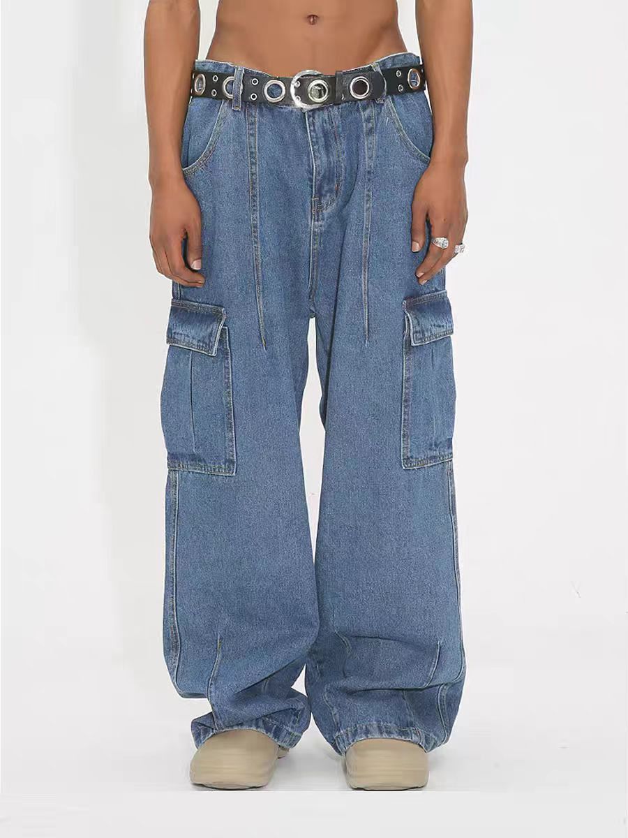 loose skate hiphop baggy cargo y2k jeans