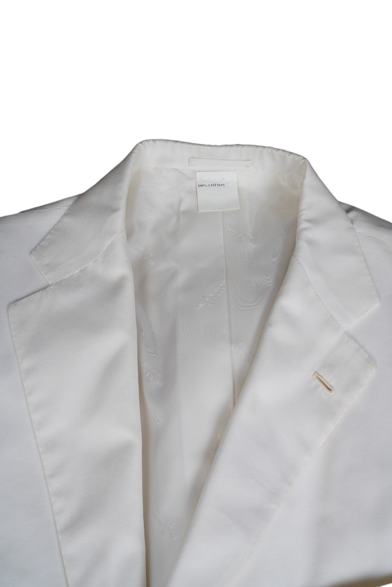 Kiton Kiton jacket blazer cotton white 54 summer new Size 44R - 5 Thumbnail