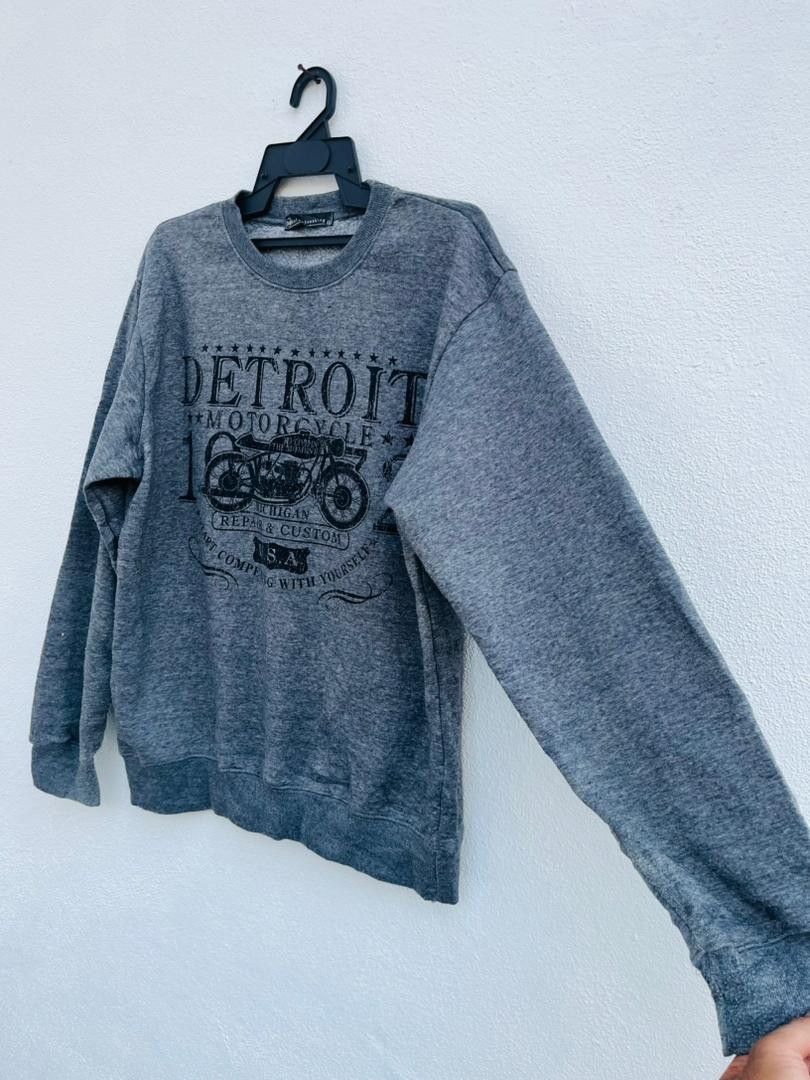 Japanese Brand × Vintage Vintage Detriot Motorcycle Streetwear Fashion Style Size US L / EU 52-54 / 3 - 6 Thumbnail