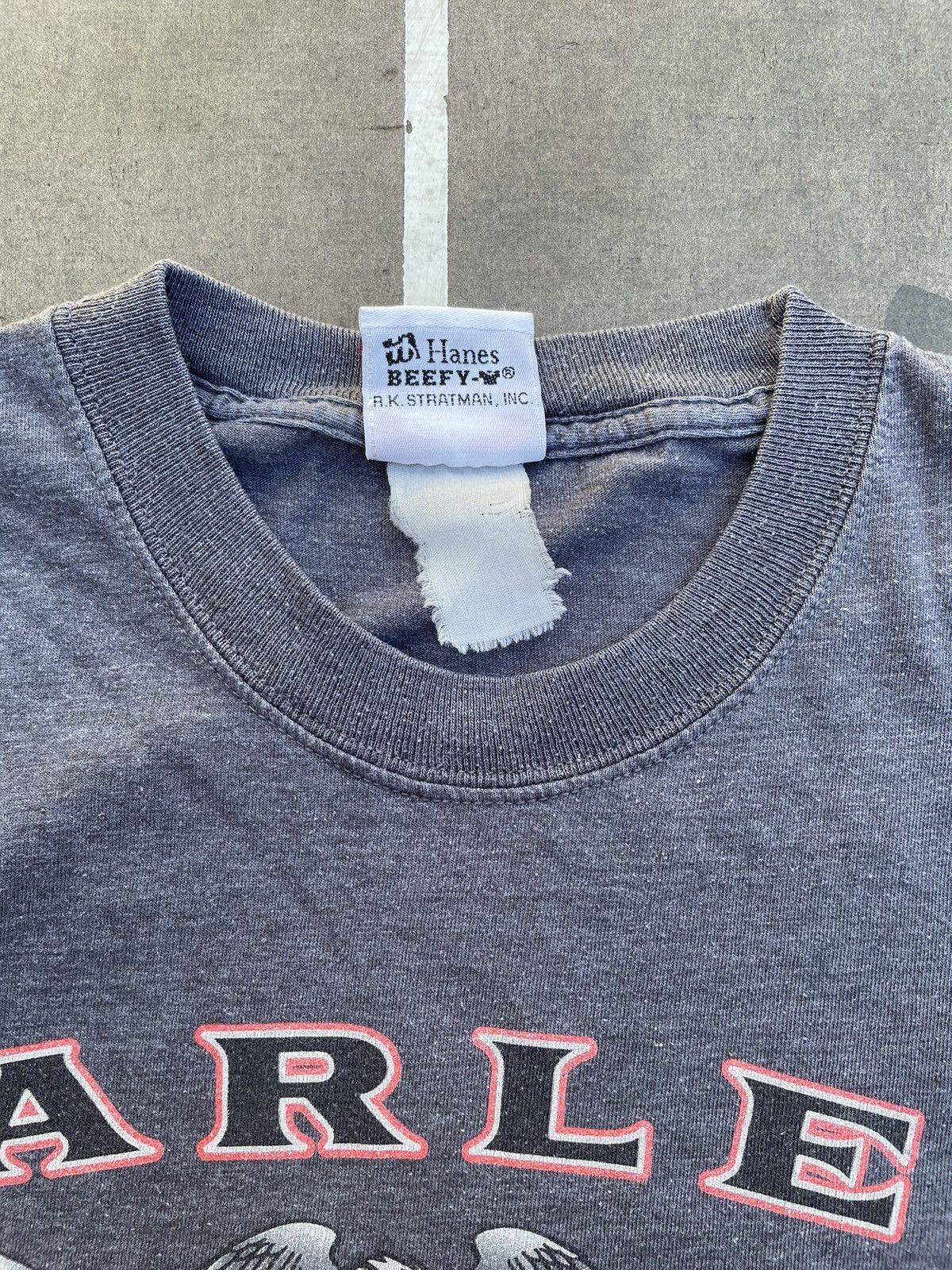 Harley Davidson × Vintage Harley Davidson Vintage T shirt Size US XL / EU 56 / 4 - 4 Thumbnail