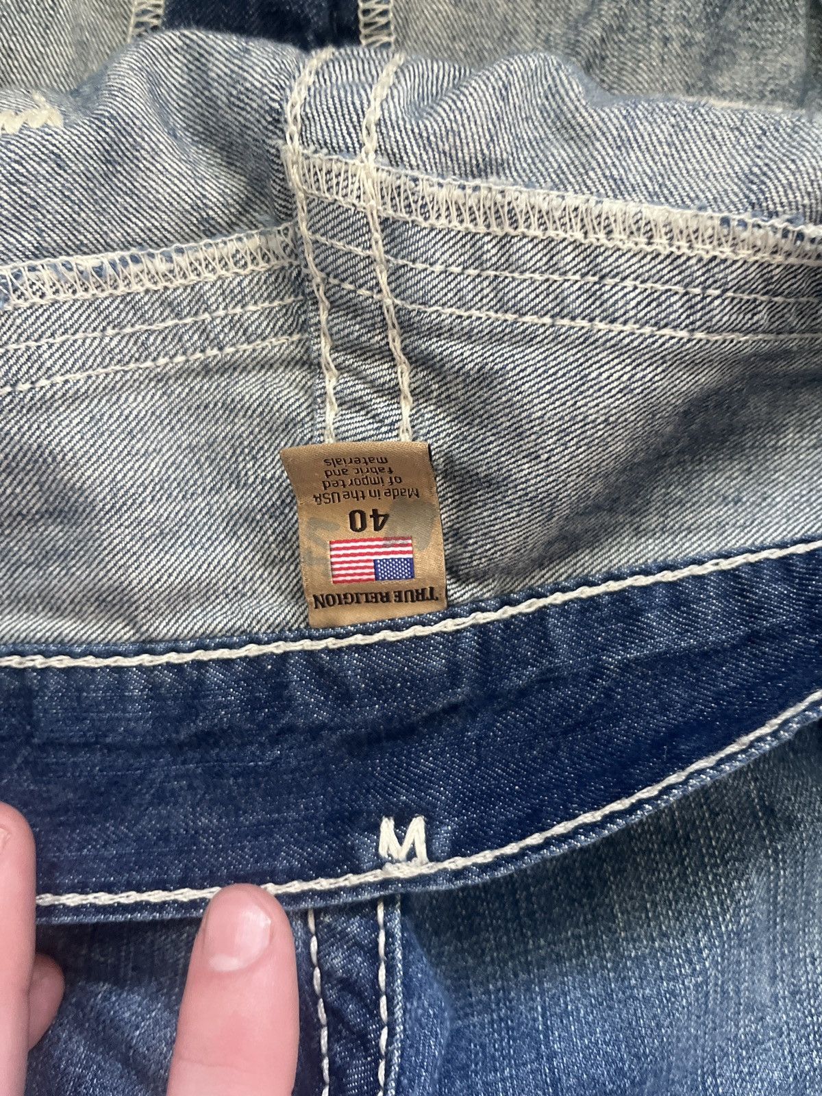 True Religion × Vintage True Religion Jeans Size US 40 / EU 56 - 5 Thumbnail